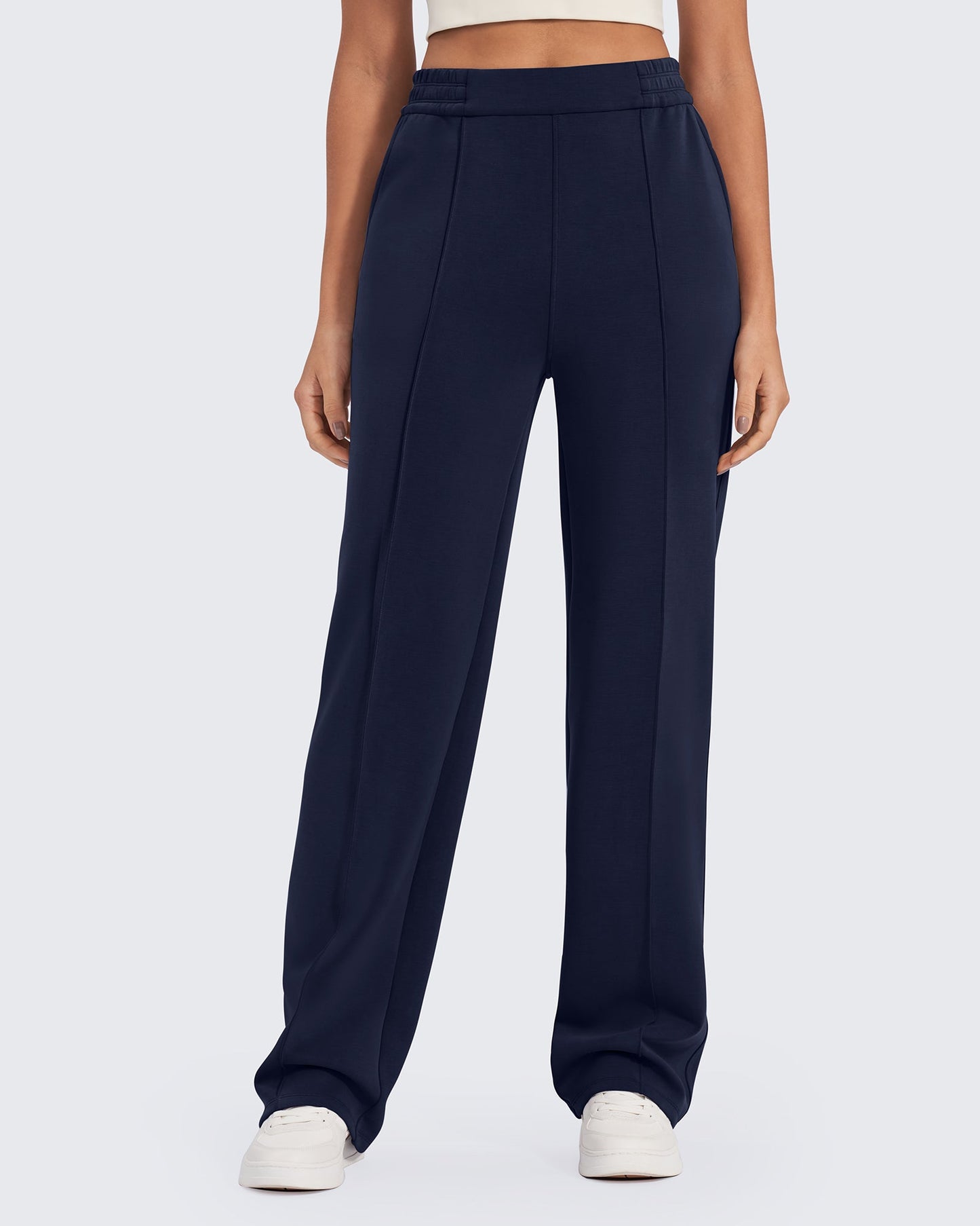 G4Free Activewear Smoofit Loose High-Rise Elastic Dressy Pants #Black / S / 27 Inseam-Black / S / 29 inseam-Black / S / 31 inseam-Black / M / 27 Inseam-Black / M / 29 inseam-Black / M / 31 inseam-Black / L / 27 Inseam-Black / L / 29 inseam-Black / L / 31 inseam-Black / XL / 27 Inseam