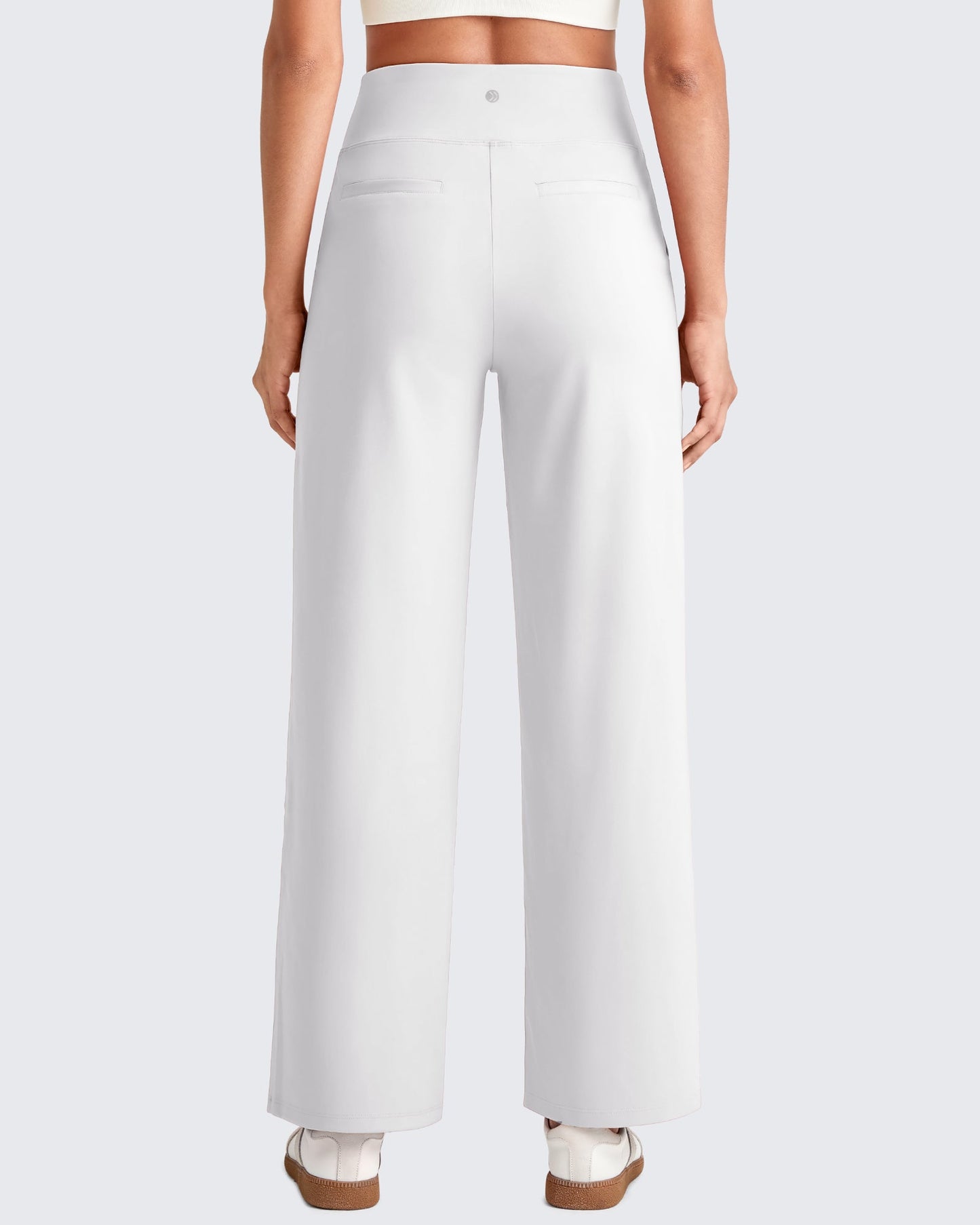 High Waist Stretch Dressy Cropped Pants 27.5''