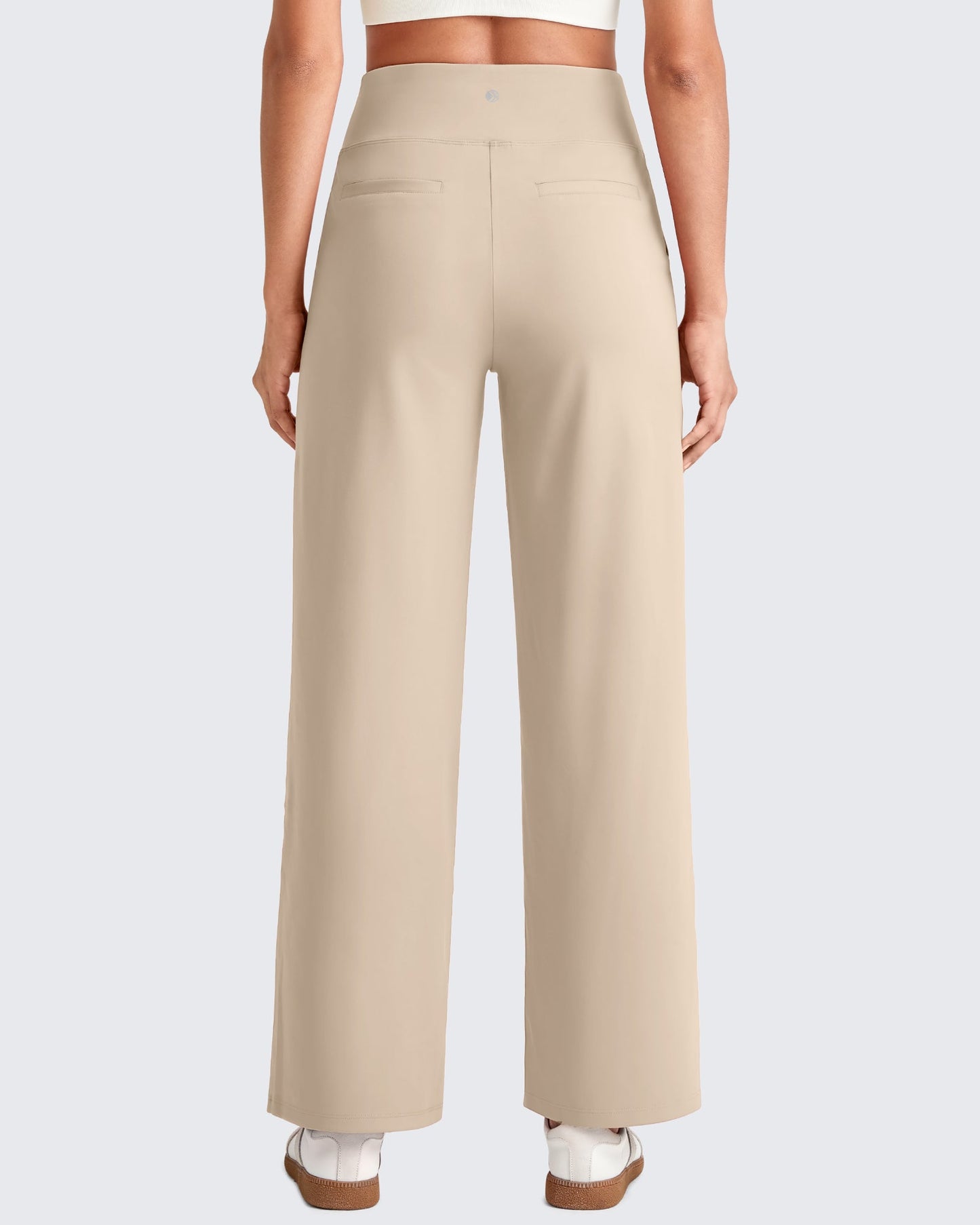 High Waist Stretch Dressy Cropped Pants 25.5''