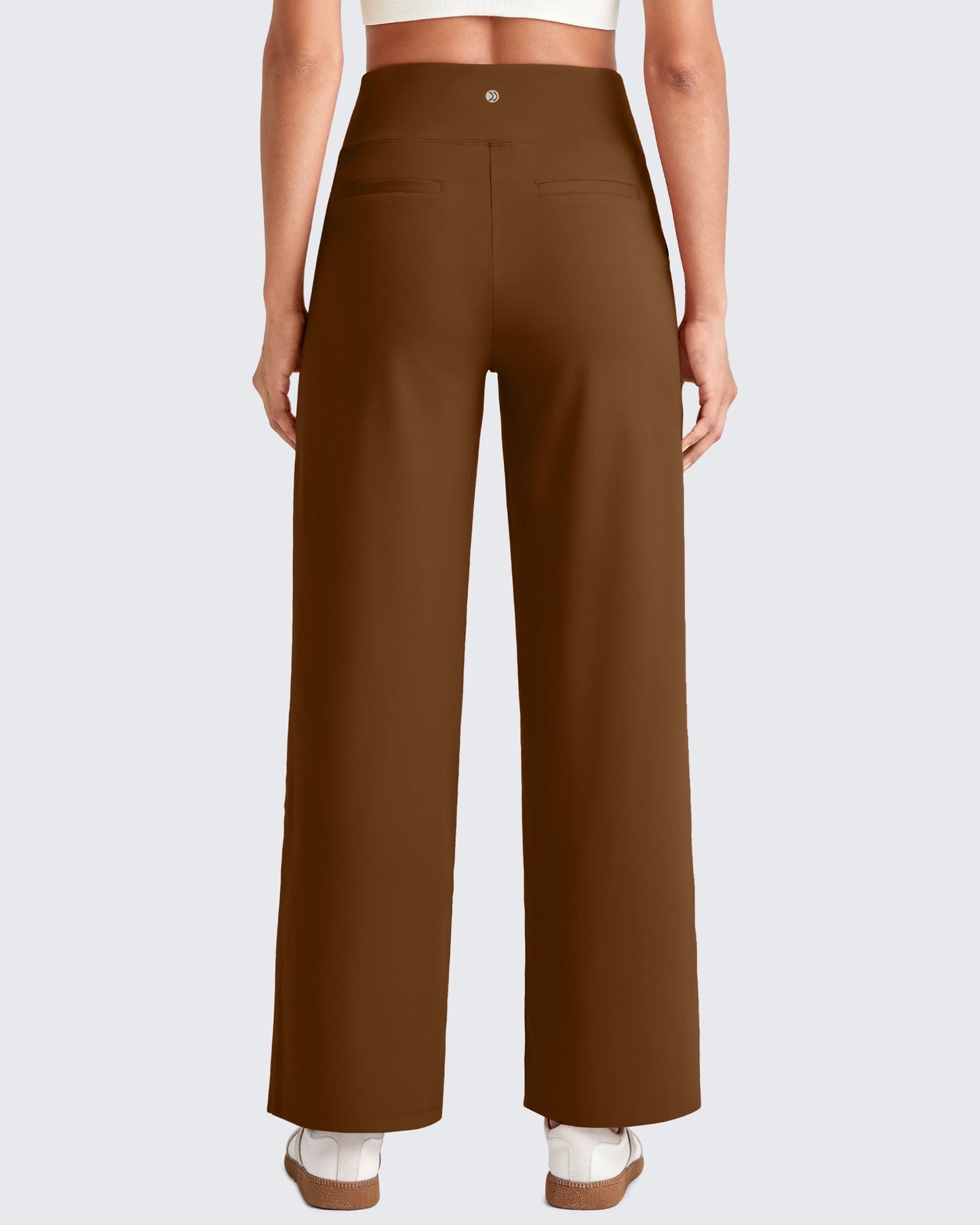 High Waist Stretch Dressy Cropped Pants 27.5''