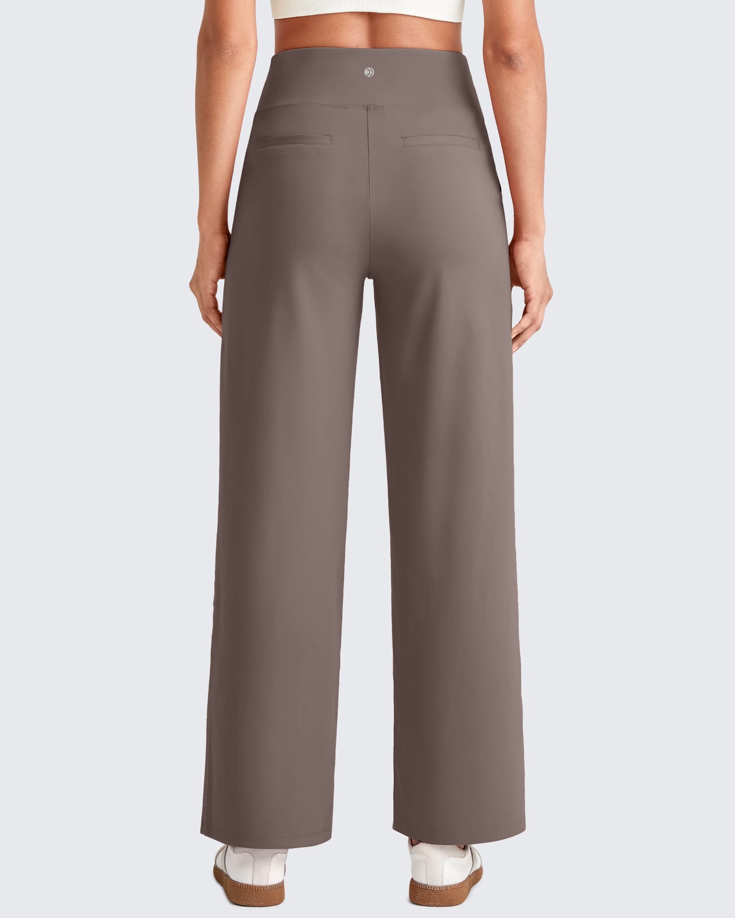 High Waist Stretch Dressy Cropped Pants 29.5''