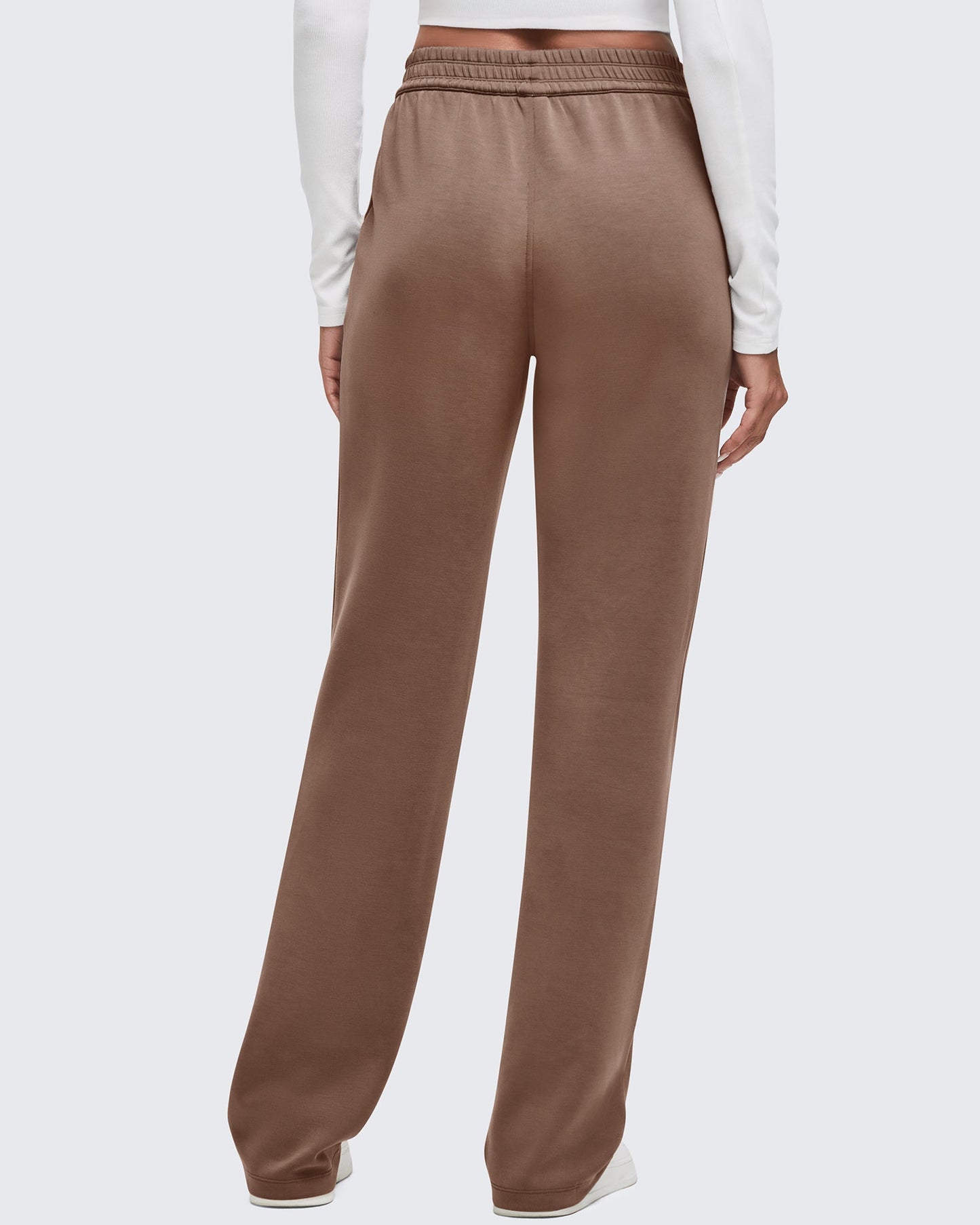 Smoofit Elastic-Waist Wide Leg Sweatpants 29''
