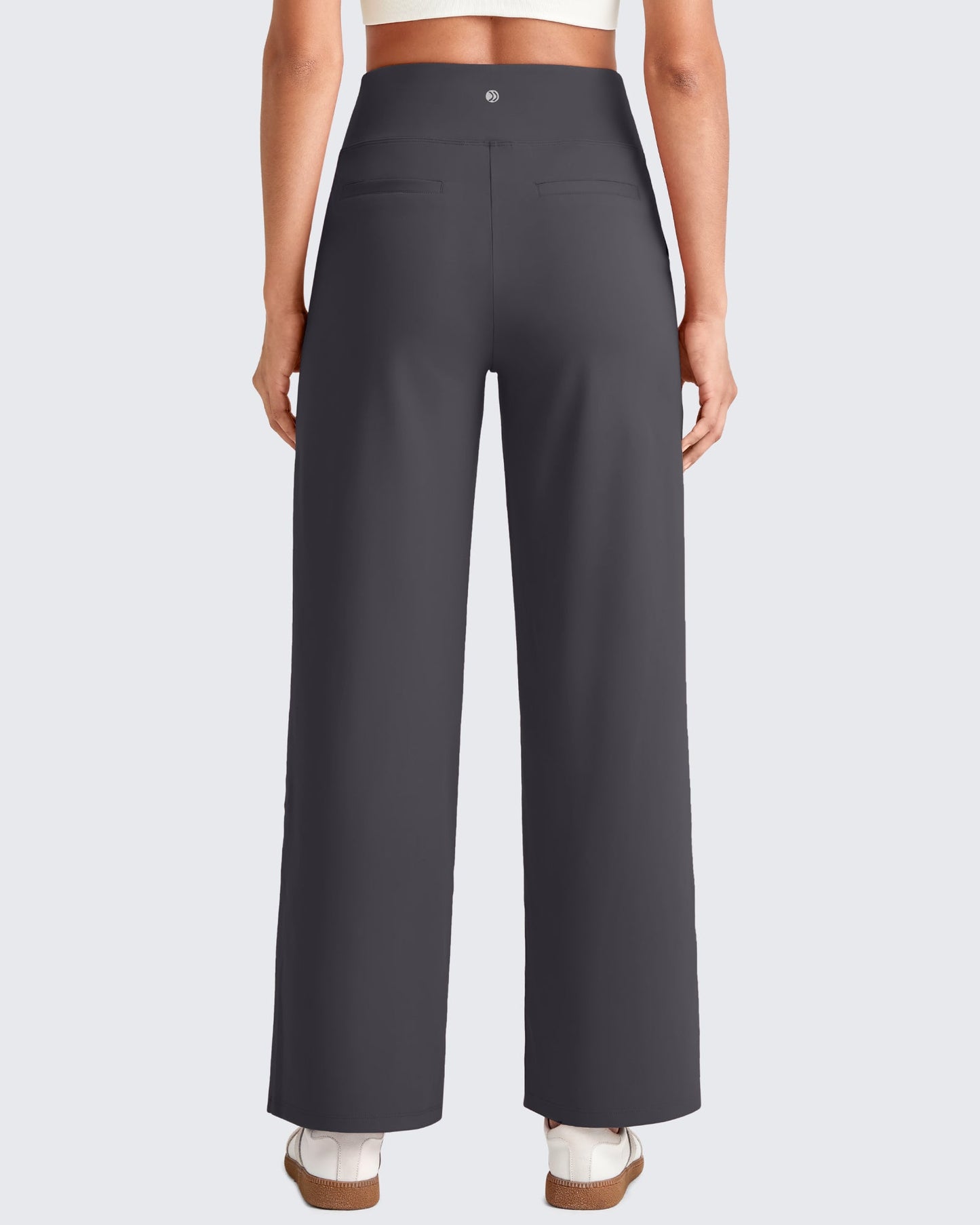 High Waist Stretch Dressy Cropped Pants 27.5''