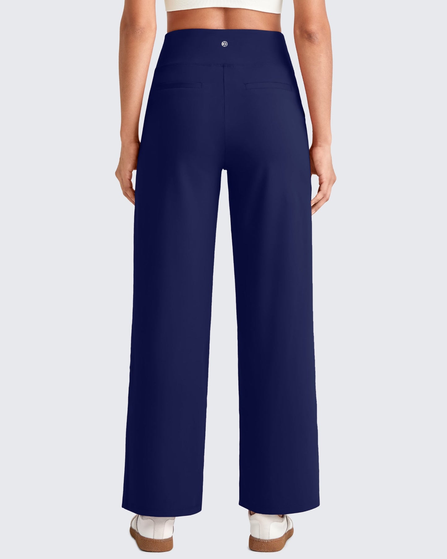 High Waist Stretch Dressy Cropped Pants 25.5''
