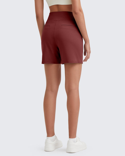 G4Free Activewear High-Waist Burmuda Athletic Shorts 5'' #Black / XS-Black / S-Black / M-Black / L-Black / XL-Black / XXL-Royal Blue / XS-Royal Blue / S-Royal Blue / M-Royal Blue / L