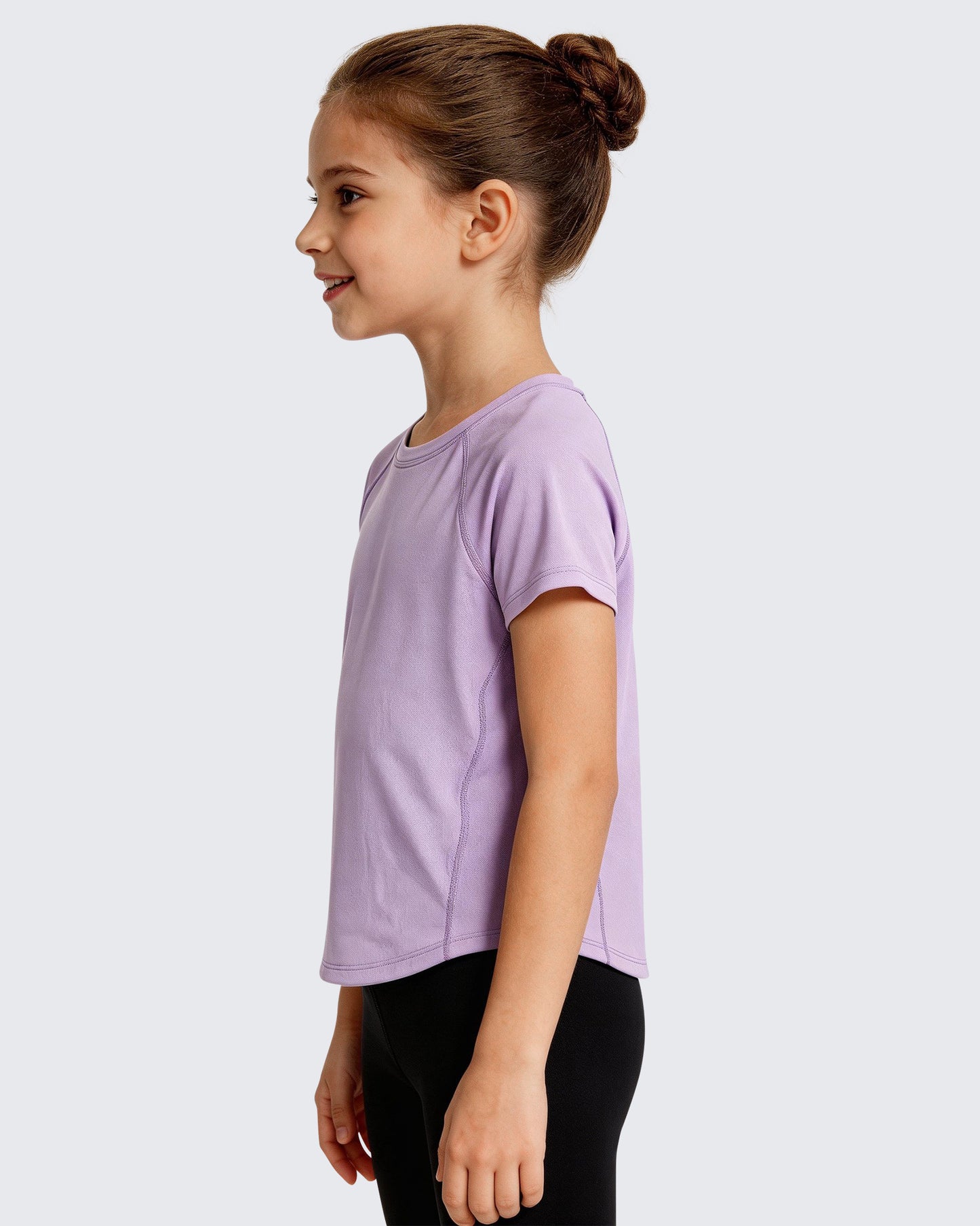 G4Free BareFeel Crewneck V-Back Sports Bra for Girls – Non Padded Crop Top