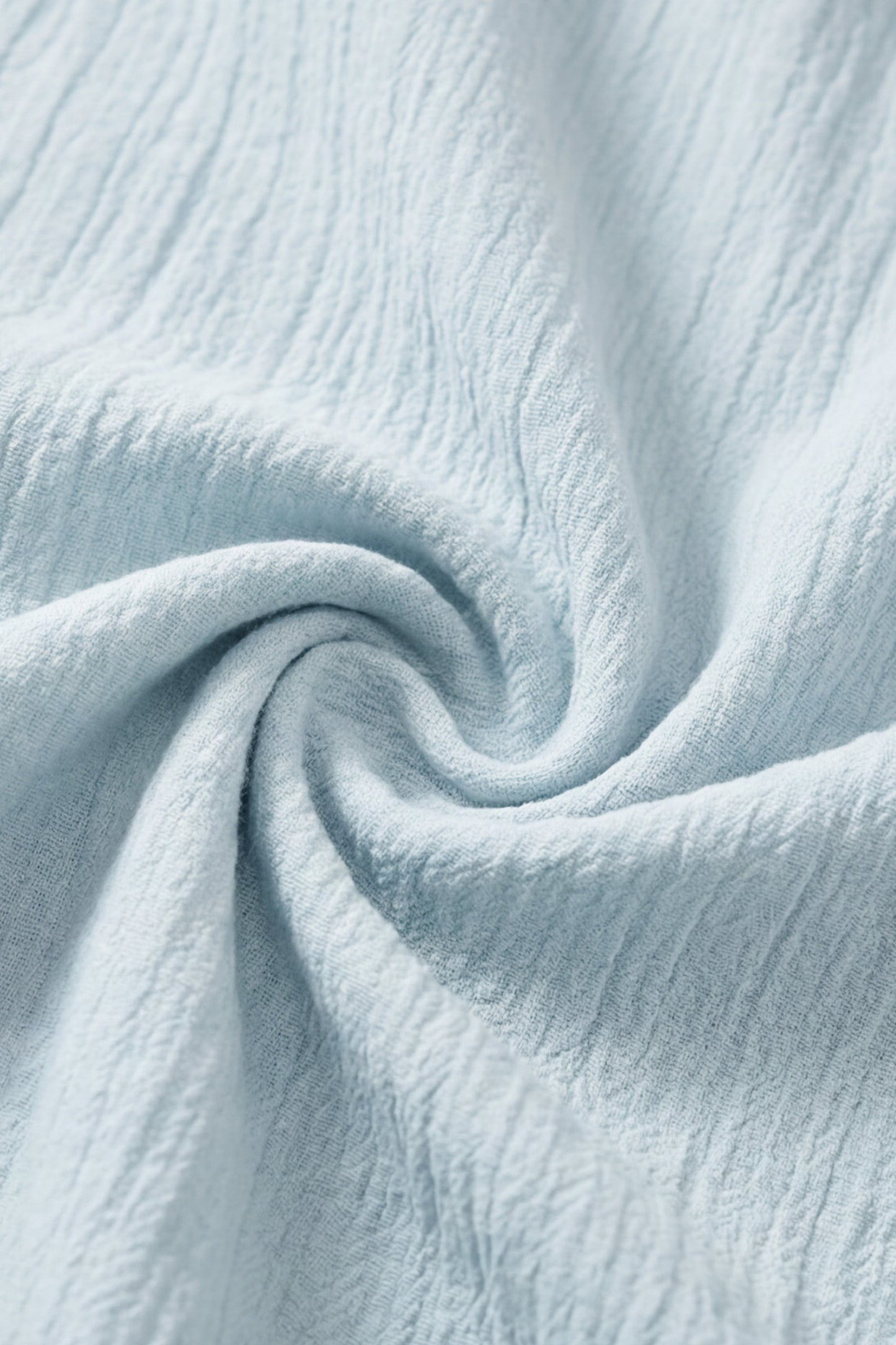 Geoflora Light Blue Ruffle Hem Wide Leg Pants