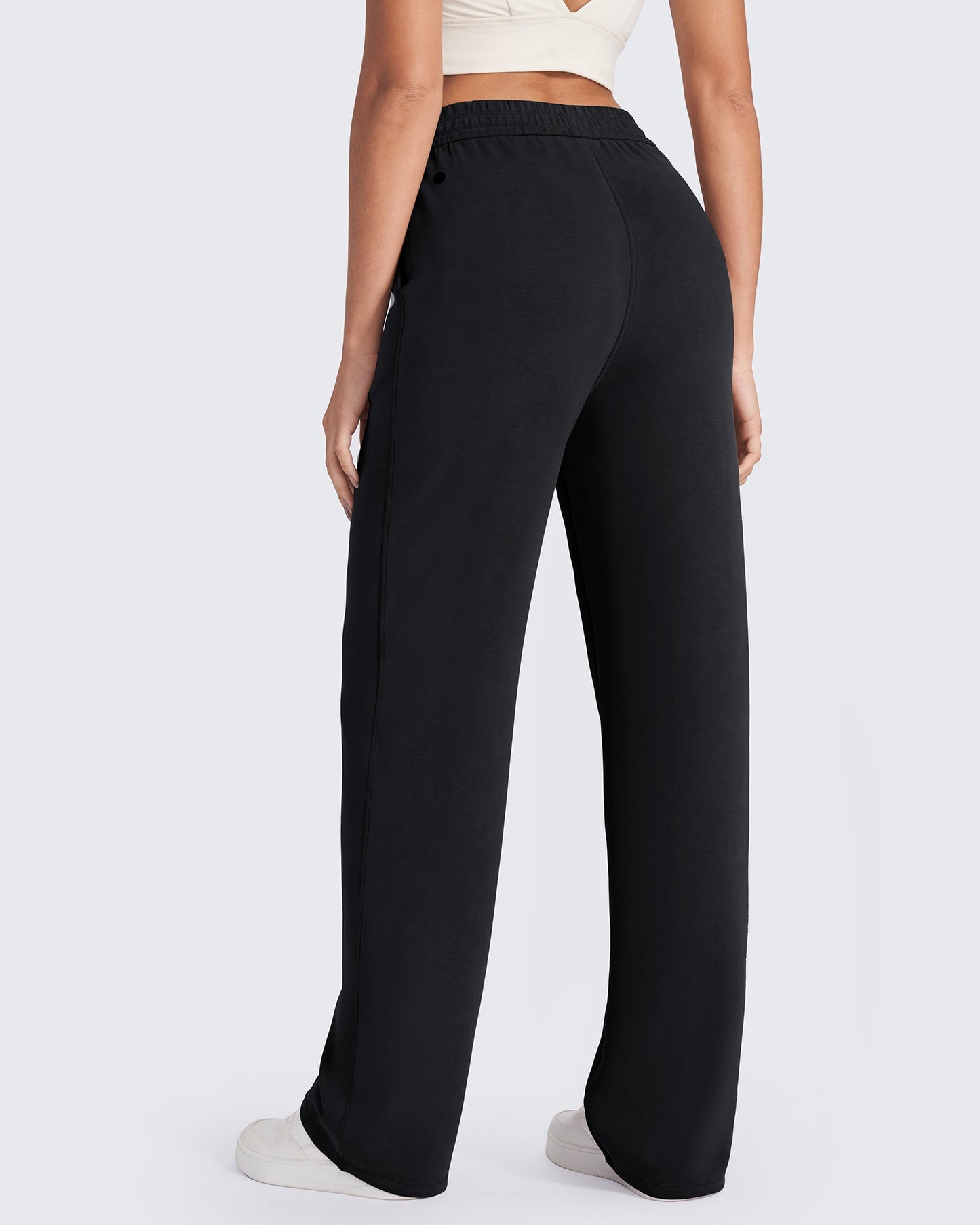 G4Free Activewear Smoofit Loose High-Rise Elastic Dressy Pants #Black / S / 27 Inseam-Black / S / 29 inseam-Black / S / 31 inseam-Black / M / 27 Inseam-Black / M / 29 inseam-Black / M / 31 inseam-Black / L / 27 Inseam-Black / L / 29 inseam-Black / L / 31 inseam-Black / XL / 27 Inseam
