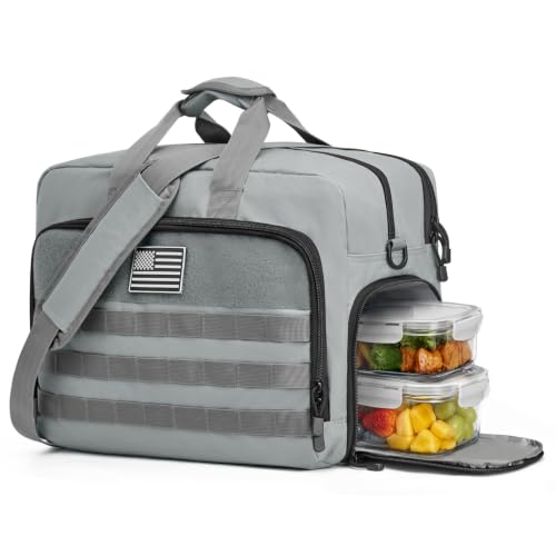 S-ZONE Laptop Bag with Insulated Lunch Compartment, 16 Inch Mens Briefcase, Water Resistant Laptop Messenger Bag