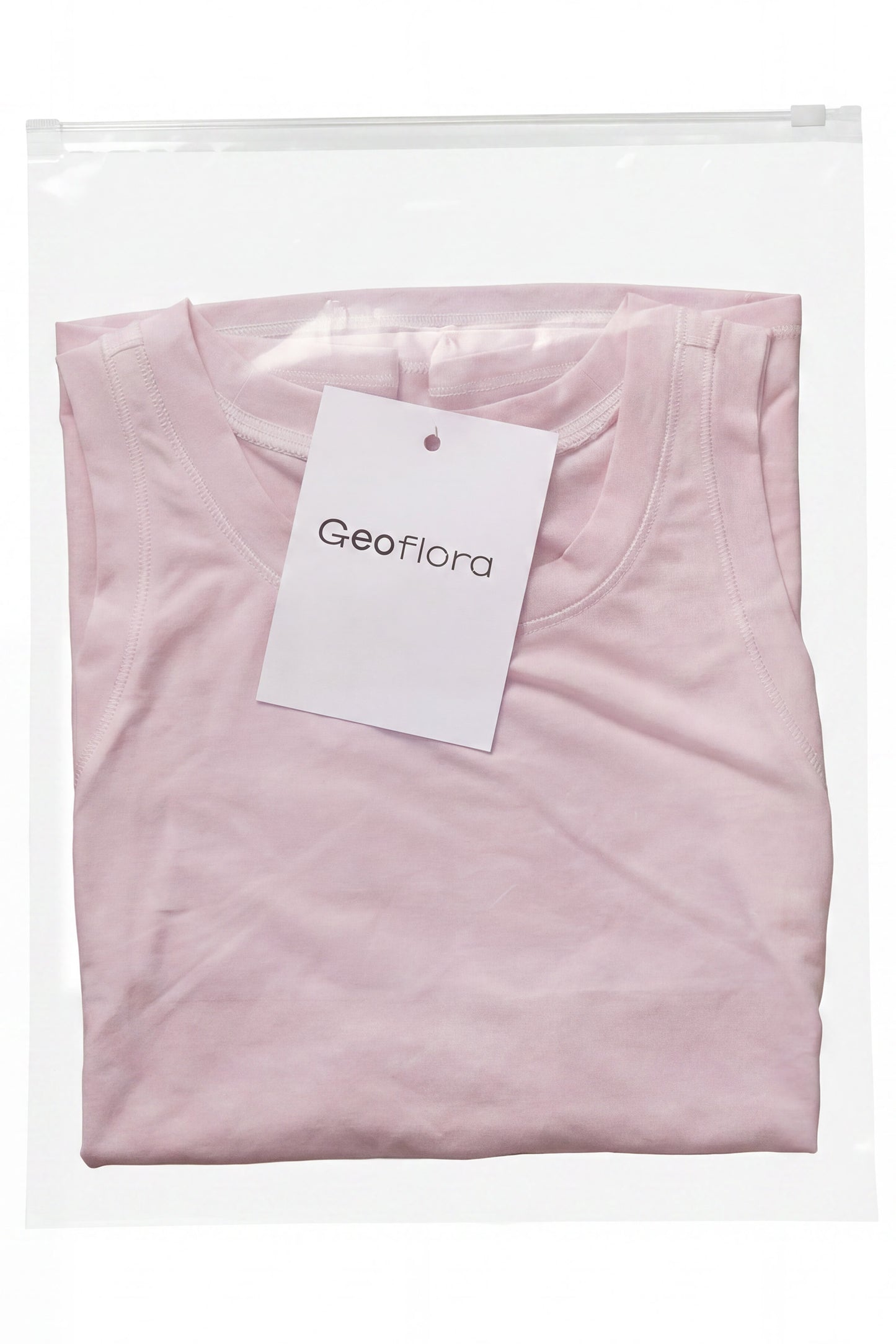 Geoflora Pink Eyelet Trim Sleeveless Tank Top - Casual Crew Neck Cotton Camisole