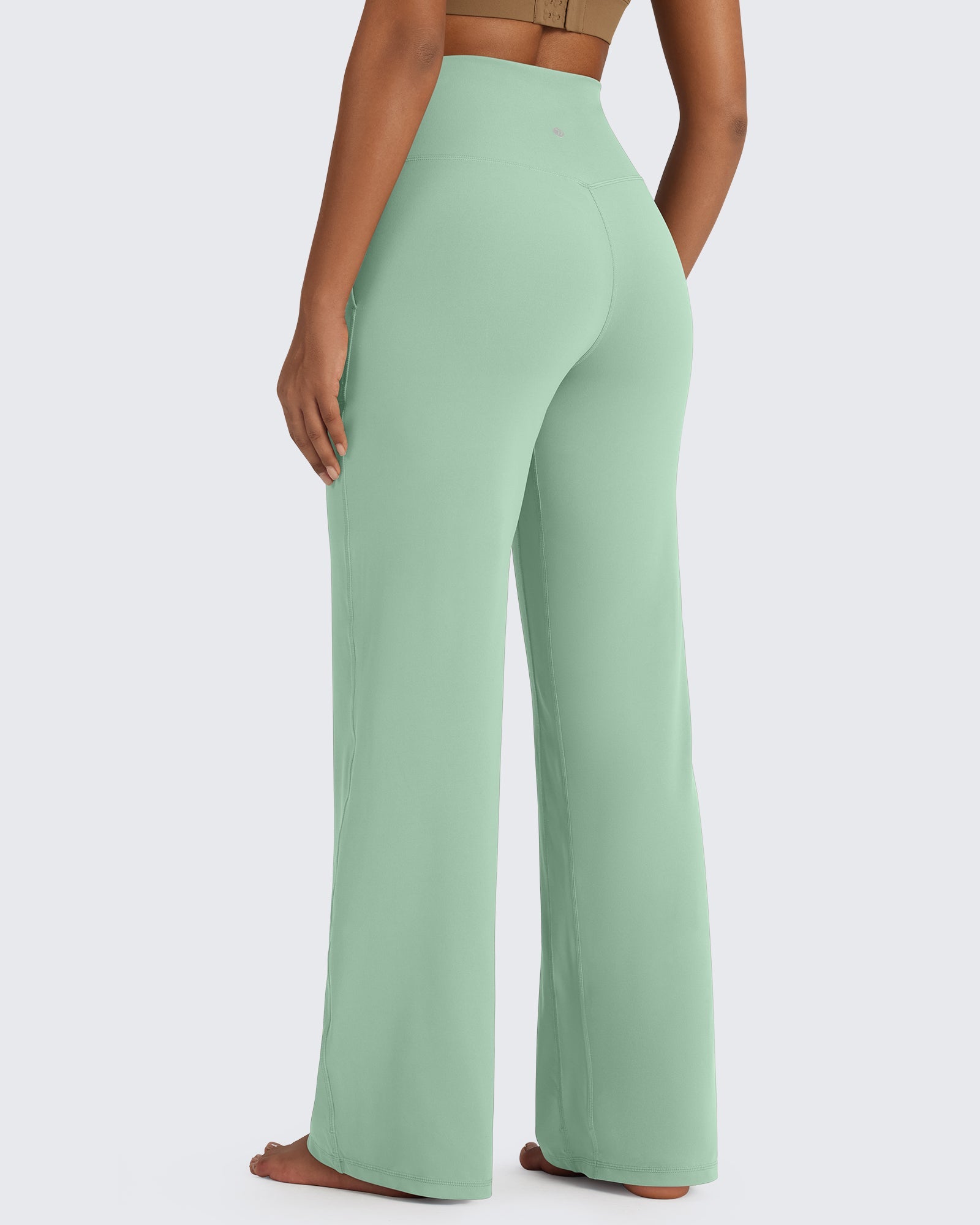 G4Free Activewear BareFeel Seamless High-Waist Dressy Pants #Black / S-Black / M-Black / L-Black / XL-Black / XXL-Black / XS-Blue grey / S-Blue grey / M-Blue grey / L-Blue grey / XL