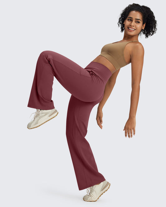 G4Free Activewear BareFeel Seamless High-Waist Dressy Pants #Black / S-Black / M-Black / L-Black / XL-Black / XXL-Black / XS-Blue grey / S-Blue grey / M-Blue grey / L-Blue grey / XL