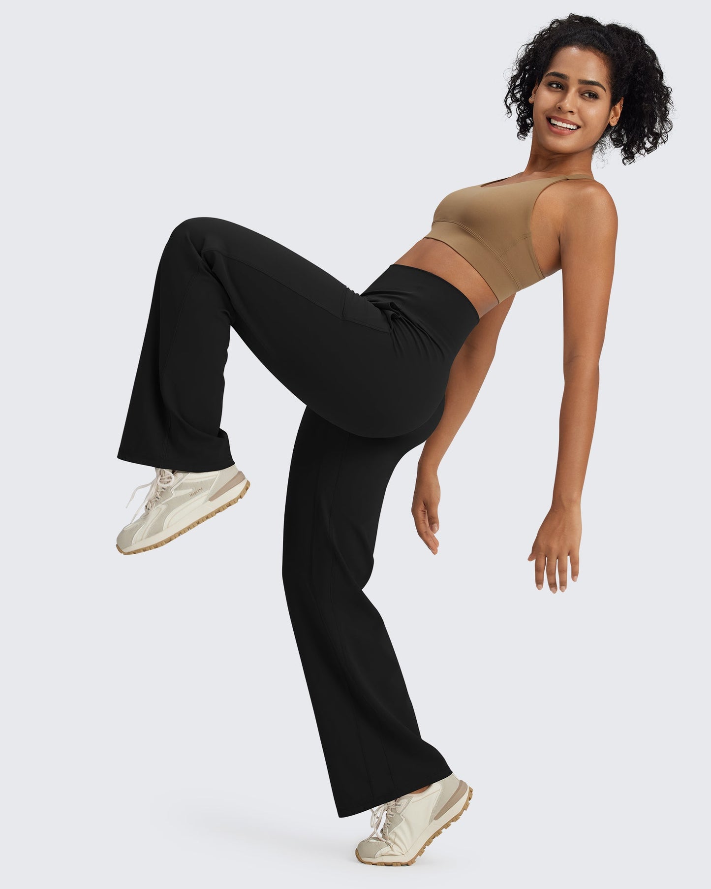 G4Free Activewear BareFeel Seamless High-Waist Dressy Pants #Black / S-Black / M-Black / L-Black / XL-Black / XXL-Black / XS-Blue grey / S-Blue grey / M-Blue grey / L-Blue grey / XL