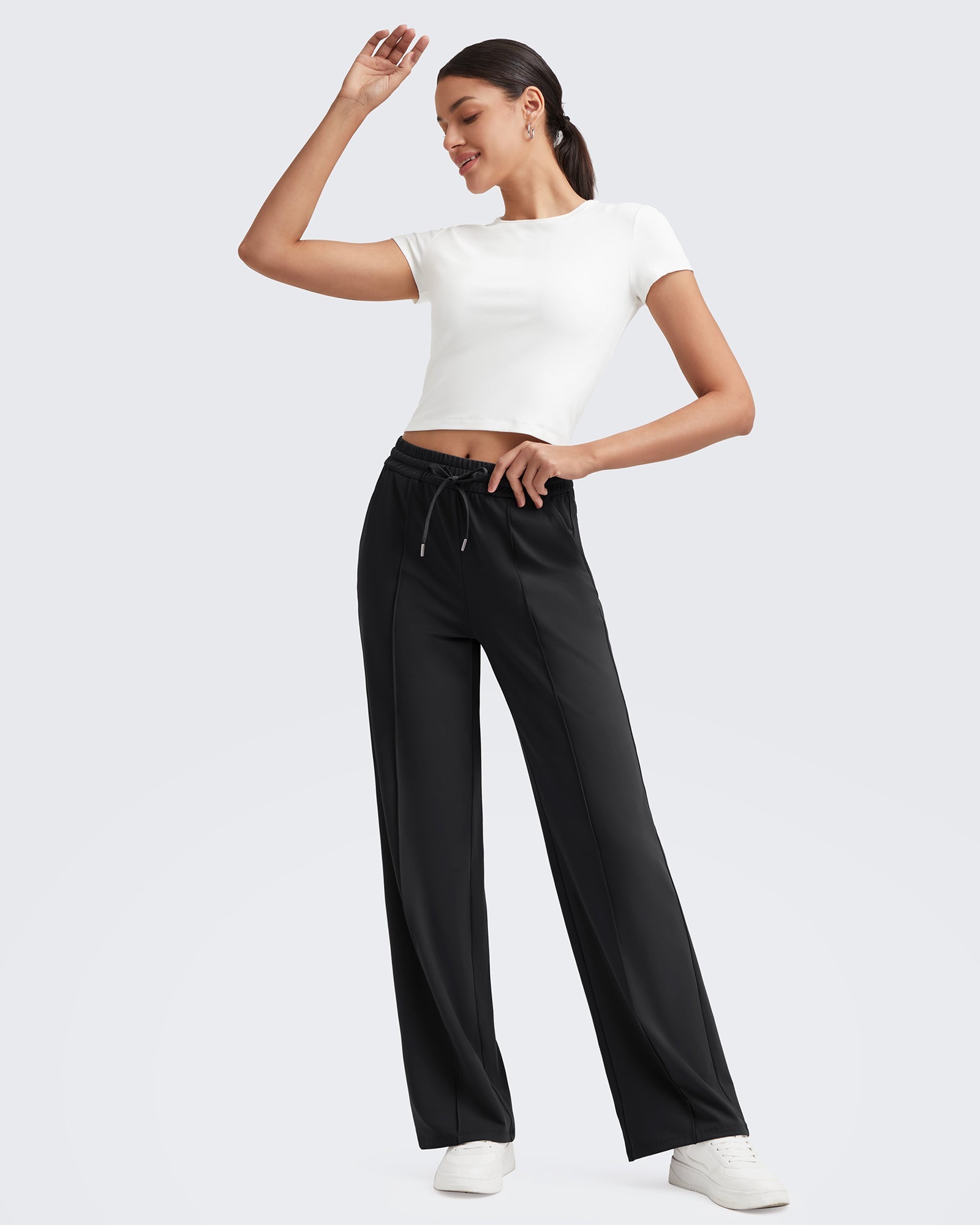 G4Free Activewear Loose Front Pleats Drawstring Casual Pants #Black / S / 28 Inseam-Black / S / 30 Inseam-Black / S / 32 Inseam-Black / M / 28 Inseam-Black / M / 30 Inseam-Black / M / 32 Inseam-Black / L / 28 Inseam-Black / L / 30 Inseam-Black / L / 32 Inseam-Black / XL / 28 Inseam