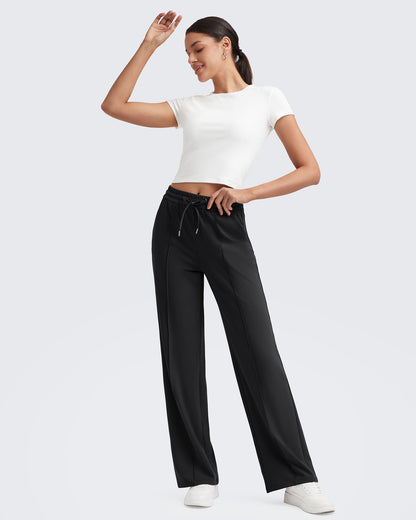 G4Free Activewear Loose Front Pleats Drawstring Casual Pants #Black / S / 28 Inseam-Black / S / 30 Inseam-Black / S / 32 Inseam-Black / M / 28 Inseam-Black / M / 30 Inseam-Black / M / 32 Inseam-Black / L / 28 Inseam-Black / L / 30 Inseam-Black / L / 32 Inseam-Black / XL / 28 Inseam