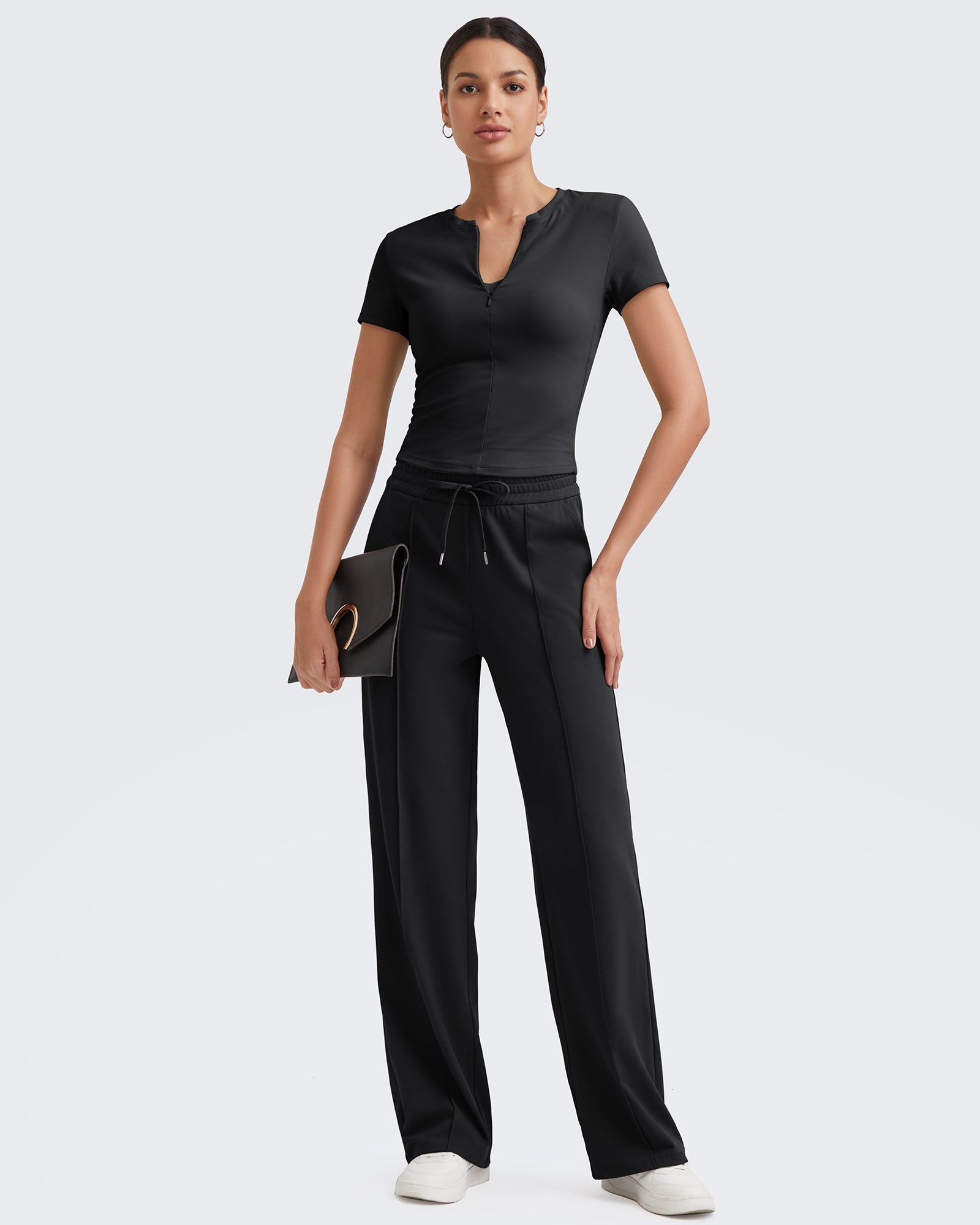 G4Free Activewear Loose Front Pleats Drawstring Casual Pants #Black / S / 28 Inseam-Black / S / 30 Inseam-Black / S / 32 Inseam-Black / M / 28 Inseam-Black / M / 30 Inseam-Black / M / 32 Inseam-Black / L / 28 Inseam-Black / L / 30 Inseam-Black / L / 32 Inseam-Black / XL / 28 Inseam