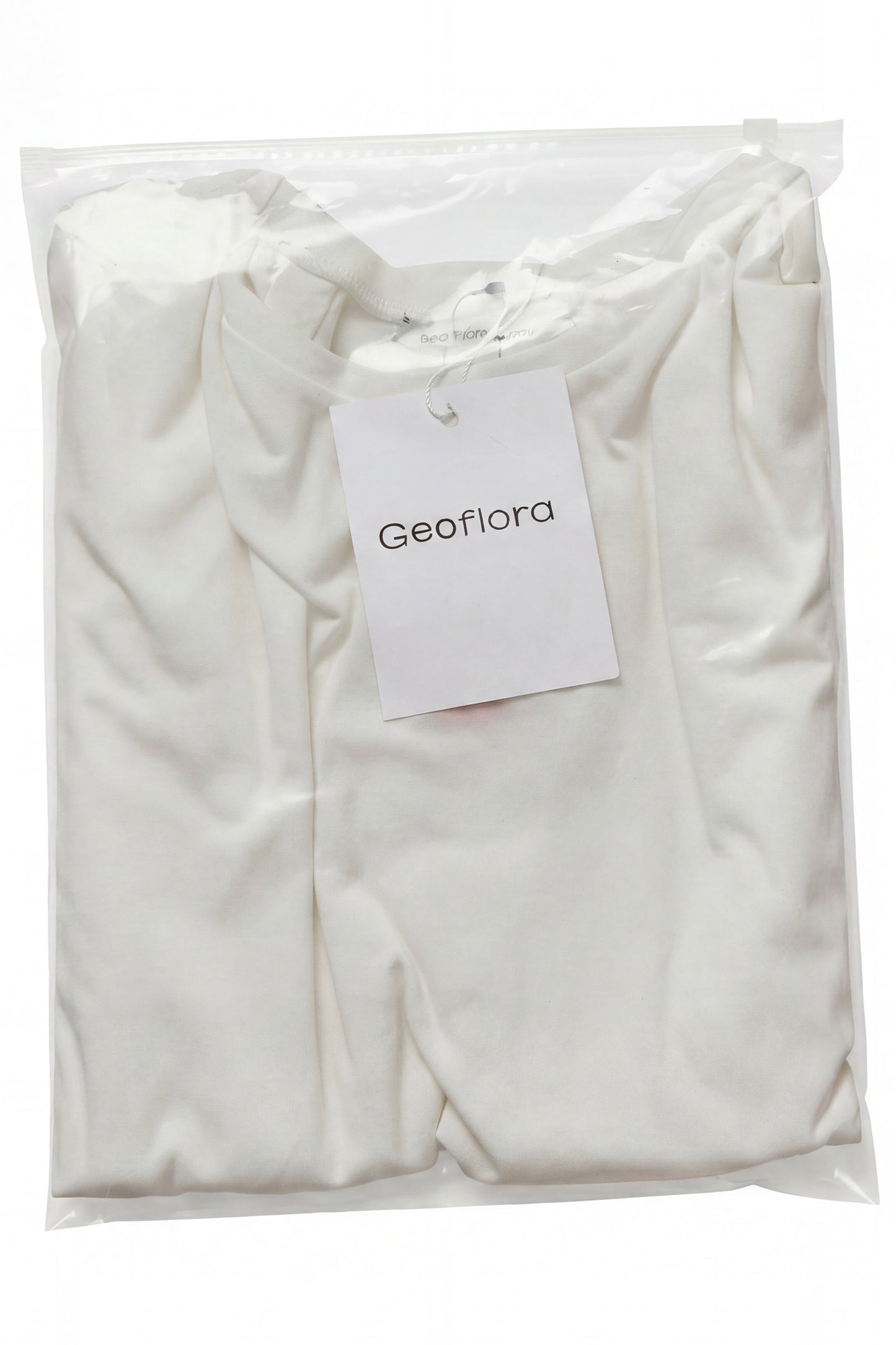 Geoflora White Eyelet Lace Panel Short Sleeve T-Shirt - Loose-Fit Casual Cotton Top