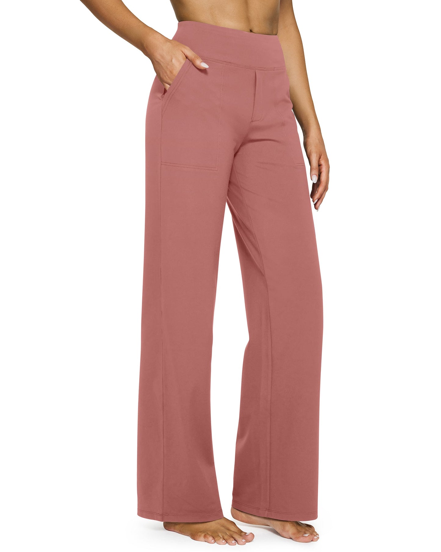 G4free Loose High-Waist Business Casual Pants #cameo