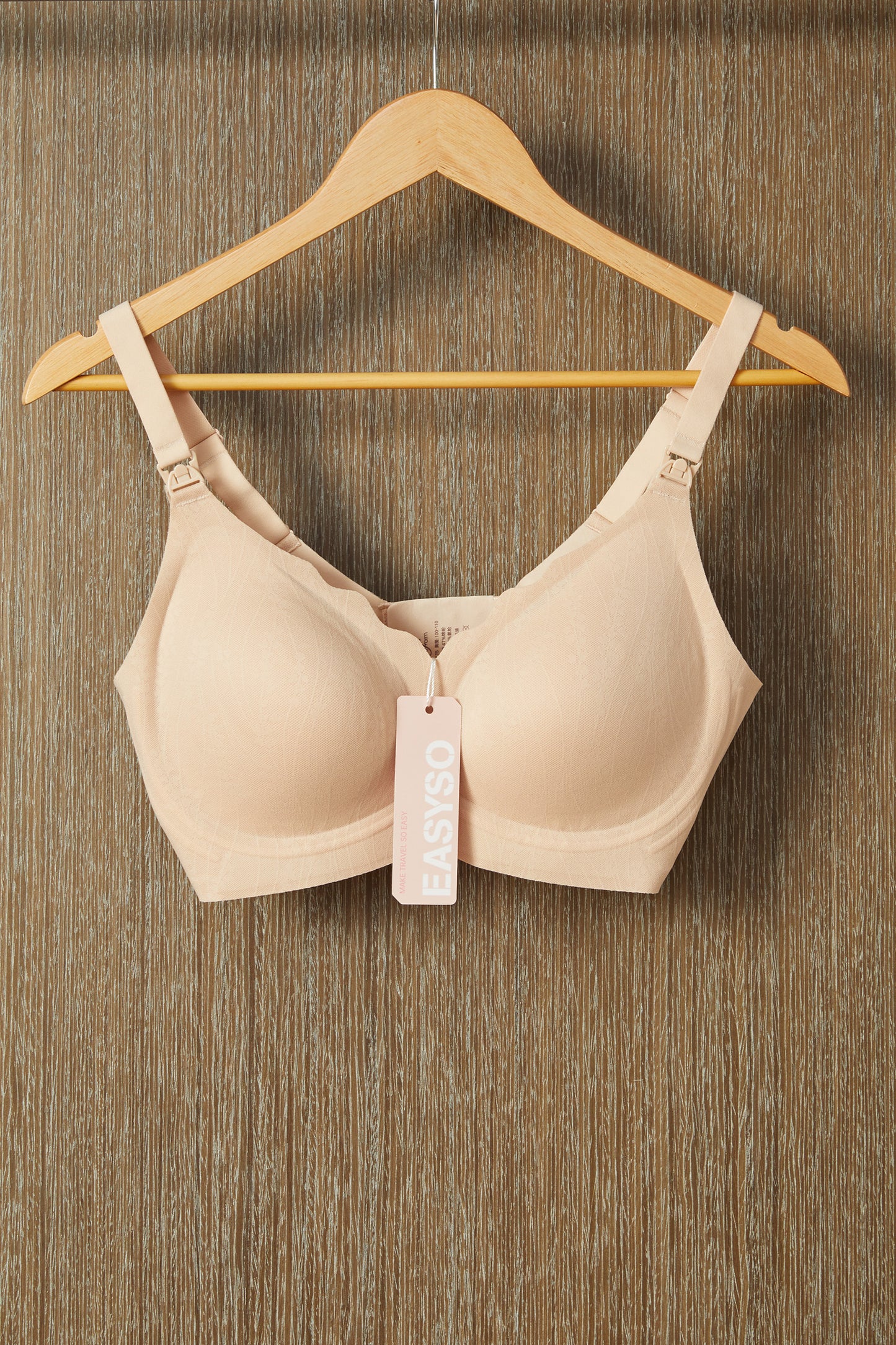 EASYSO Travel-Ready Seamless Nursing Bra – Wireless Support & Foldable Maternity Bralette