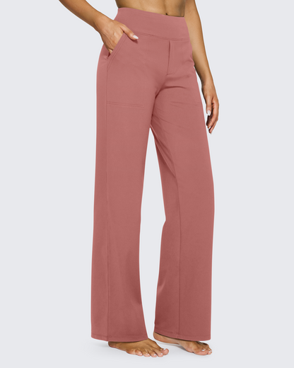 G4free Loose High-Waist Business Casual Pants #cameo