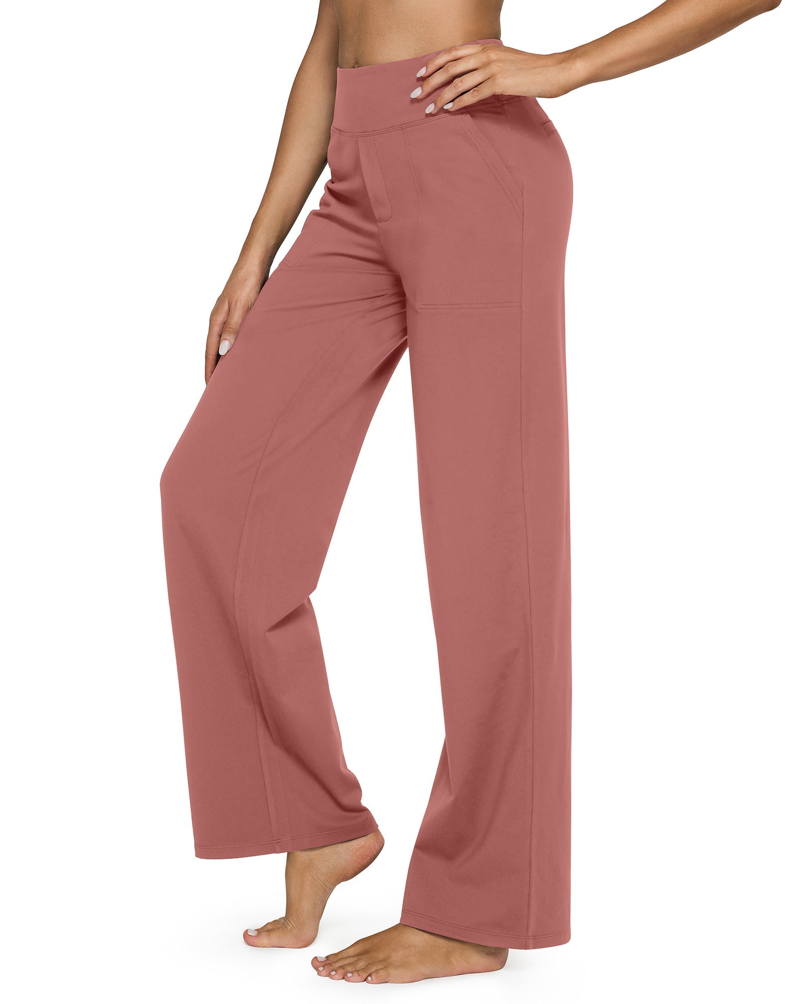 G4free Loose High-Waist Business Casual Pants #cameo
