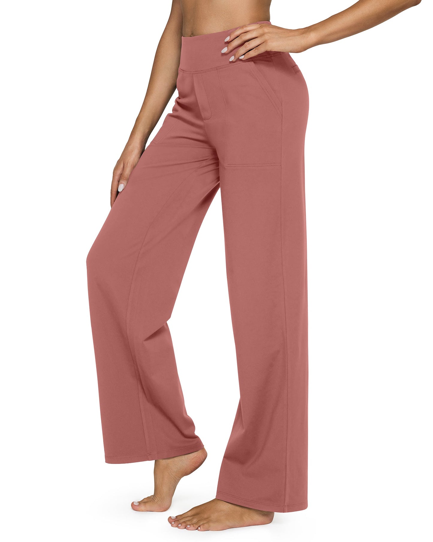 G4free Loose High-Waist Business Casual Pants #cameo