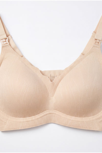 EASYSO Travel-Ready Seamless Nursing Bra – Wireless Support & Foldable Maternity Bralette