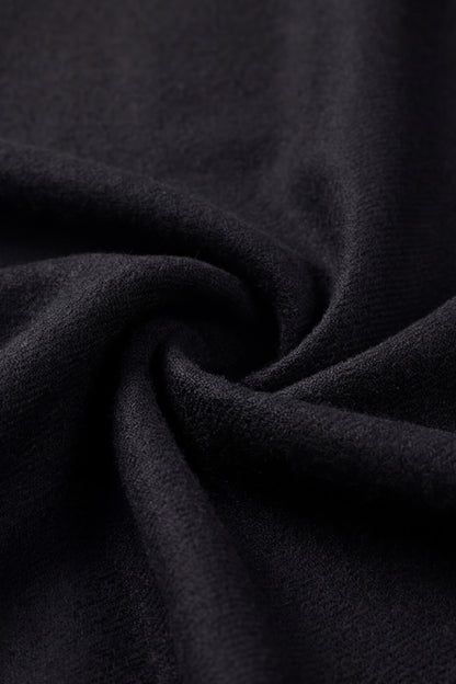 Geoflora Classic Solid Color Fringed Shawl