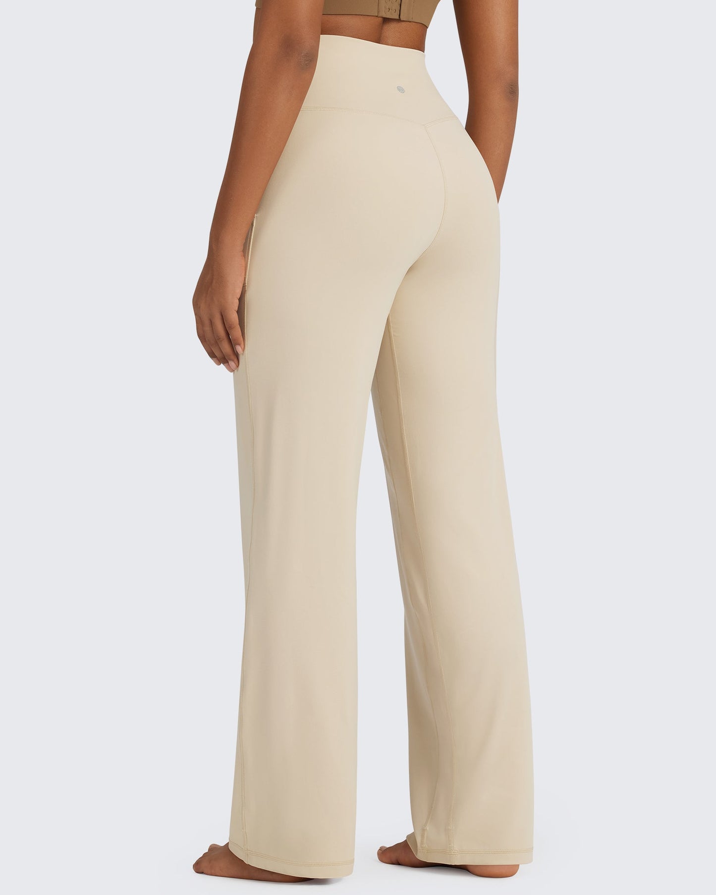 G4Free Activewear BareFeel Seamless High-Waist Dressy Pants 29 #Taupe / S-Taupe / M-Taupe / L-Taupe / XL-Taupe / XXL-Black / S-Black / M-Black / L-Black / XL-Black / XXL