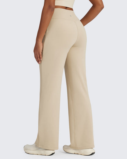 Fleece Lined High-Waist Drawstring Pants