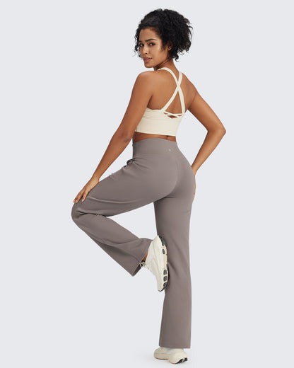 Fleece Lined High-Waist Drawstring Pants