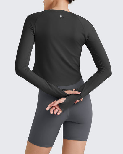 G4Free Activewear UPF 50+ Rash Guard UV Protection Long Sleeve #Black / S-Black / M-Black / L-Black / XL-Black / XS-White / S-White / M-White / L-White / XL-White / XS