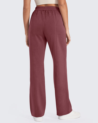Smoofit Mid-Waist Wide Leg Sweatpants 27