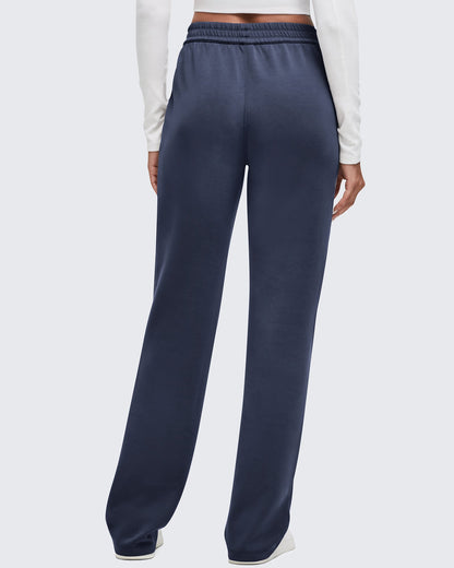 Smoofit Elastic-Waist Wide Leg Sweatpants 31''