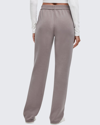 Smoofit Elastic-Waist Wide Leg Sweatpants 31''