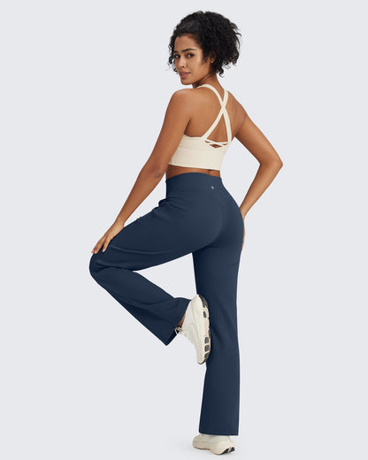 Fleece Lined High-Waist Drawstring Pants