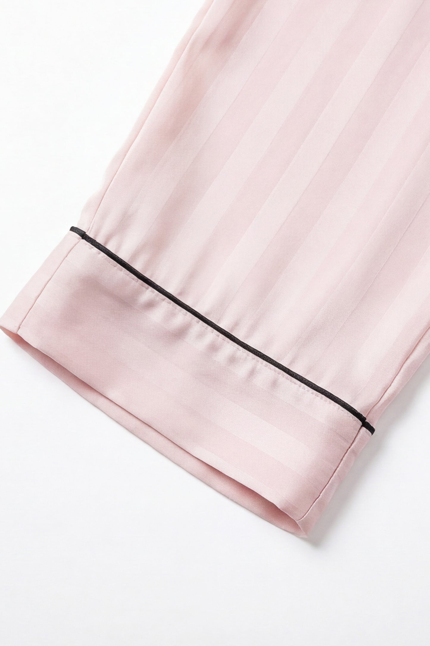 Geoflora Pink Elastic Waist Casual Wide Leg Pants - Lightweight Comfort Sleepwear Loungewear Trousers