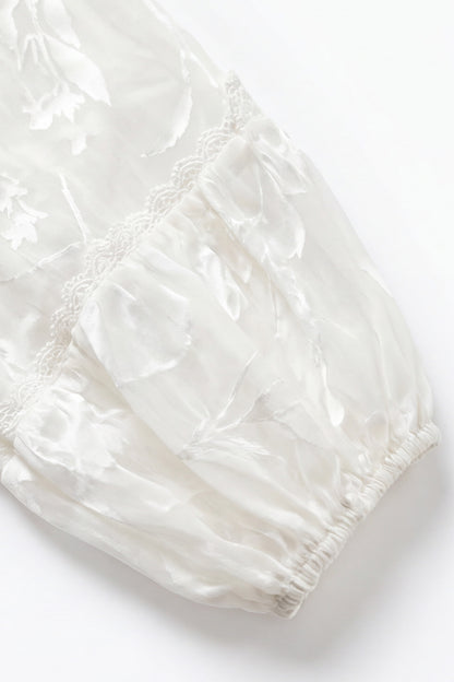 EASYSO  Floral Lace Tiered Dress