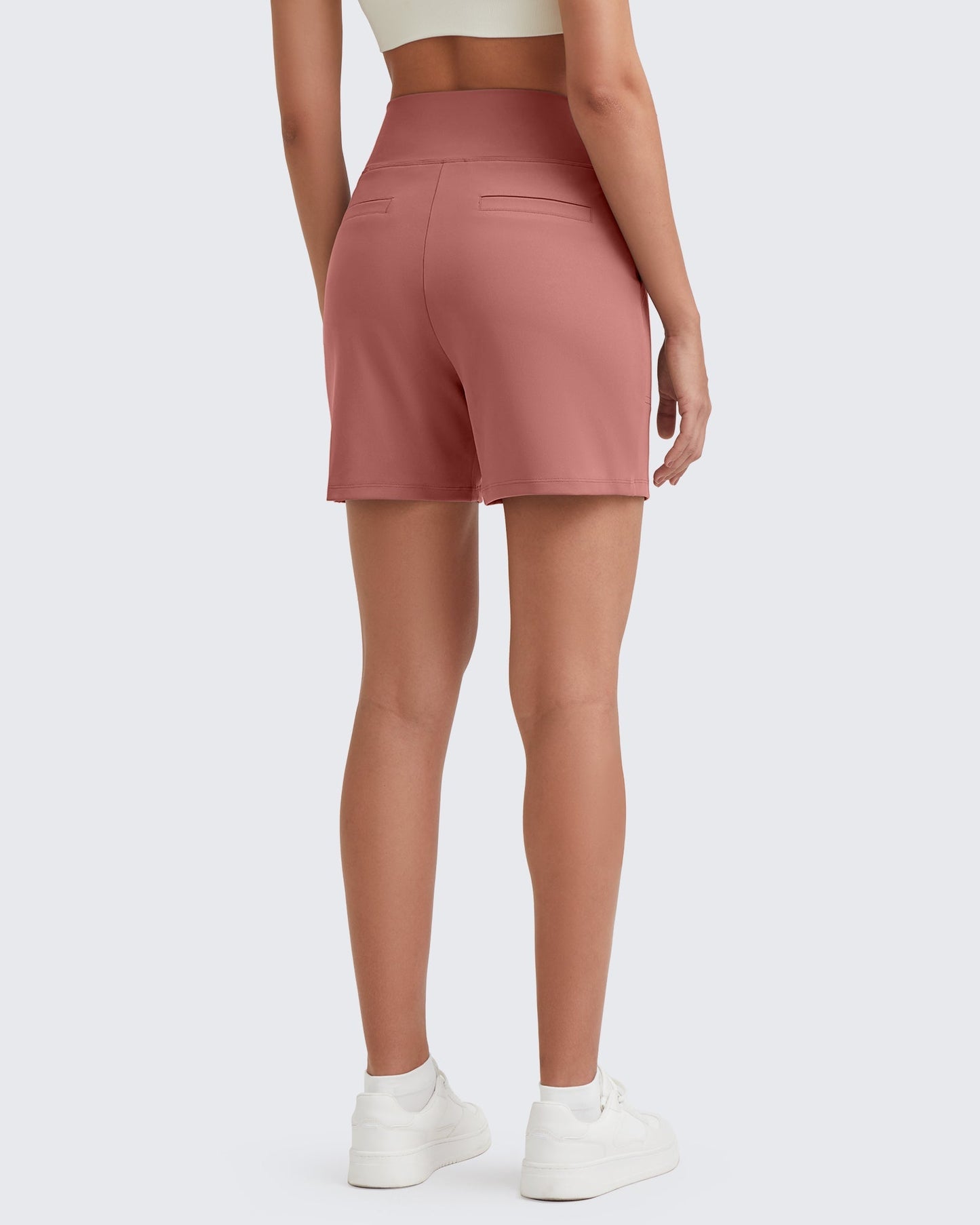 G4Free Activewear High-Waist Burmuda Athletic Shorts 5'' #Black / XS-Black / S-Black / M-Black / L-Black / XL-Black / XXL-Royal Blue / XS-Royal Blue / S-Royal Blue / M-Royal Blue / L
