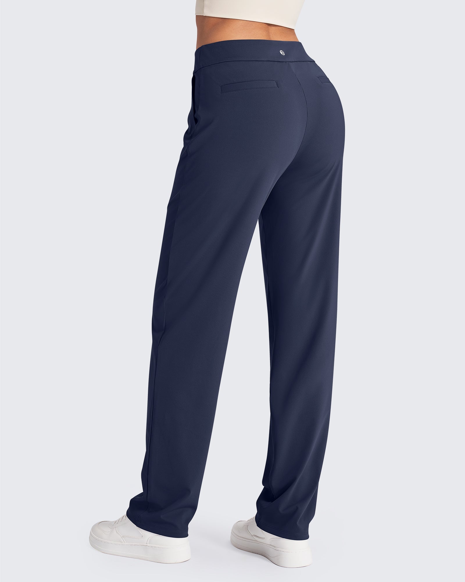 G4Free Activewear Bizcasual High-Waist Straight Dress Pants #