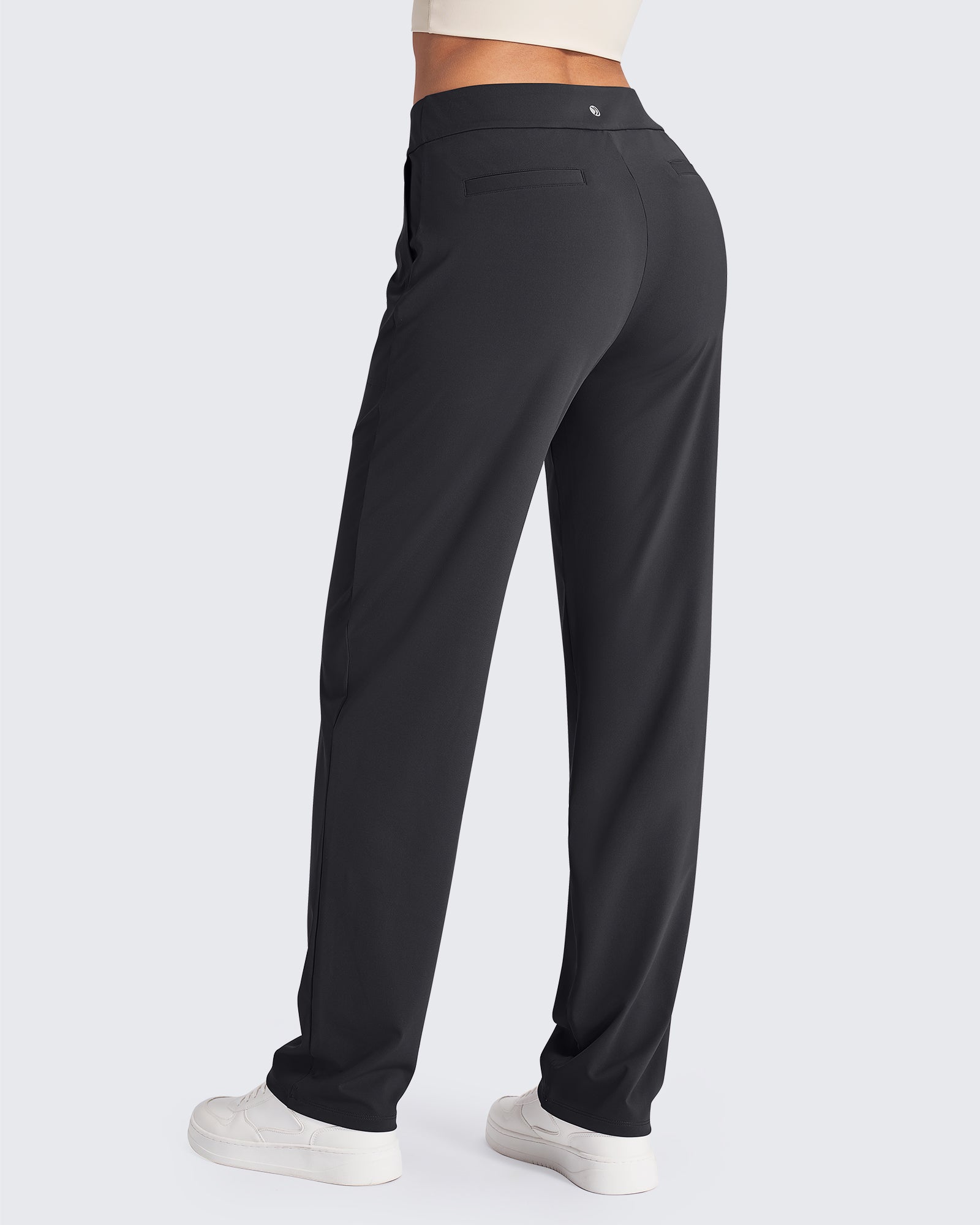 G4Free Activewear Bizcasual High-Waist Straight Dress Pants #