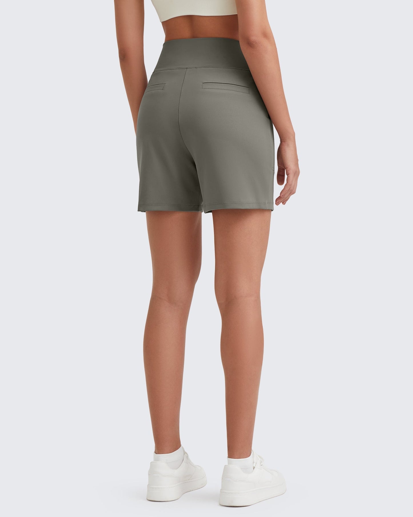 G4Free Activewear High-Waist Burmuda Athletic Shorts 5'' #Black / XS-Black / S-Black / M-Black / L-Black / XL-Black / XXL-Royal Blue / XS-Royal Blue / S-Royal Blue / M-Royal Blue / L
