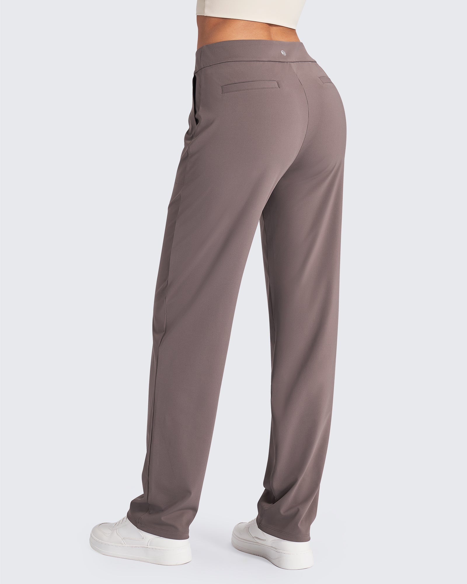 G4Free Activewear Bizcasual High-Waist Straight Dress Pants #