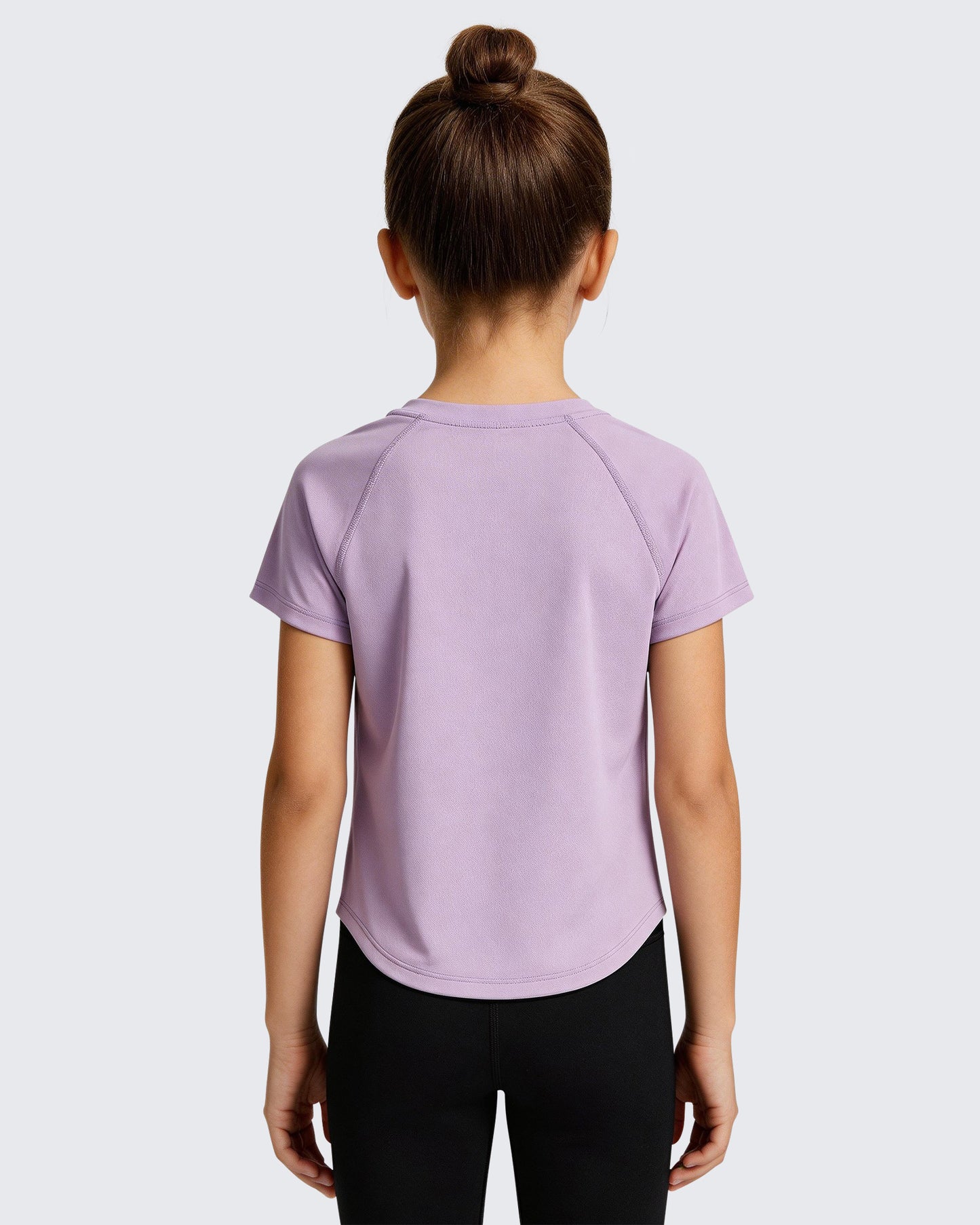 G4Free BareFeel Crewneck V-Back Sports Bra for Girls – Non Padded Crop Top