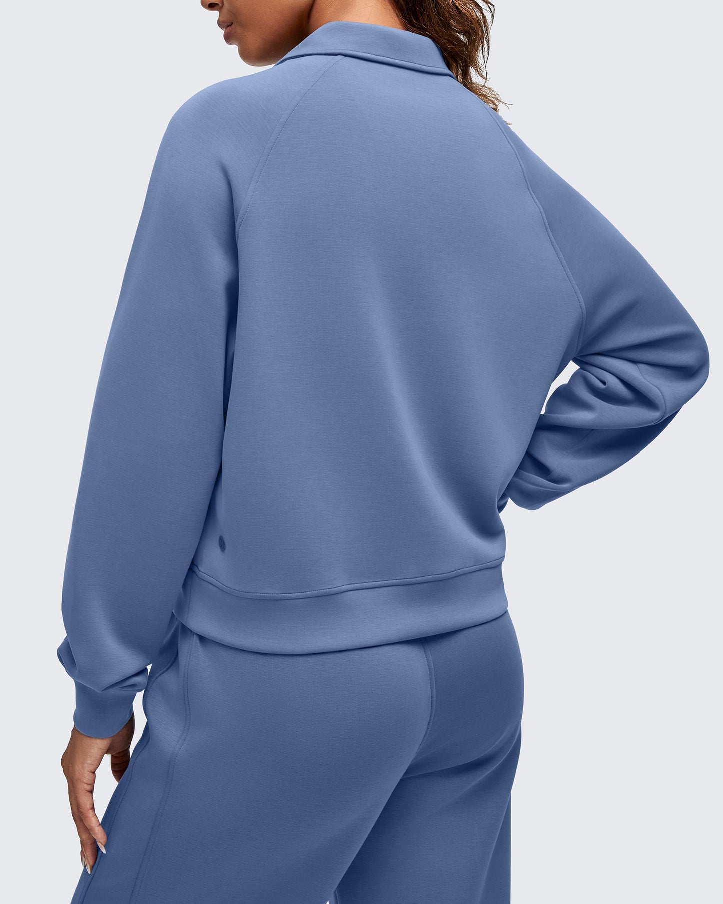 Smoofit Polo Pullover Button Up Sweatshirts