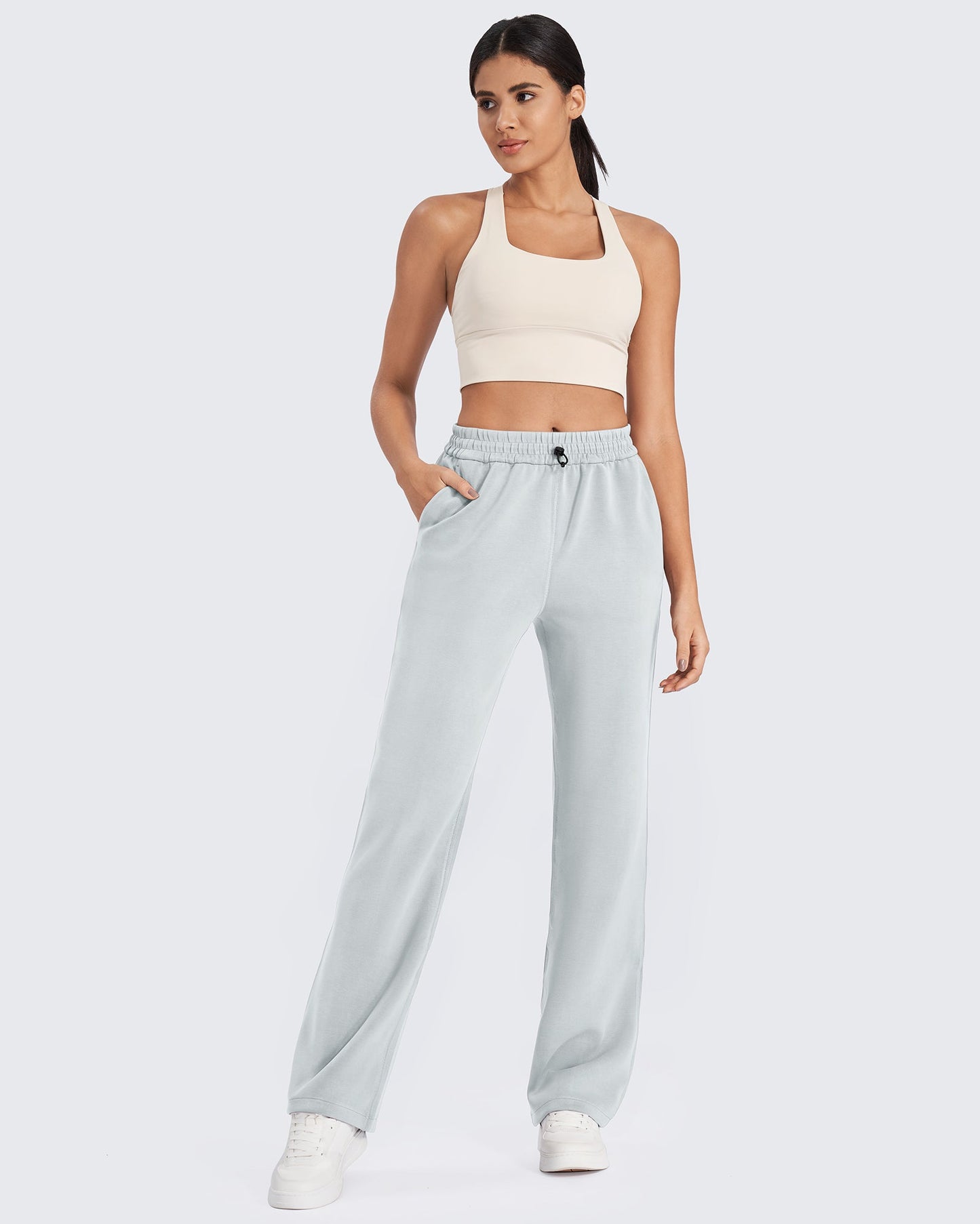 Smoofit Mid-Waist Wide Leg Sweatpants 29