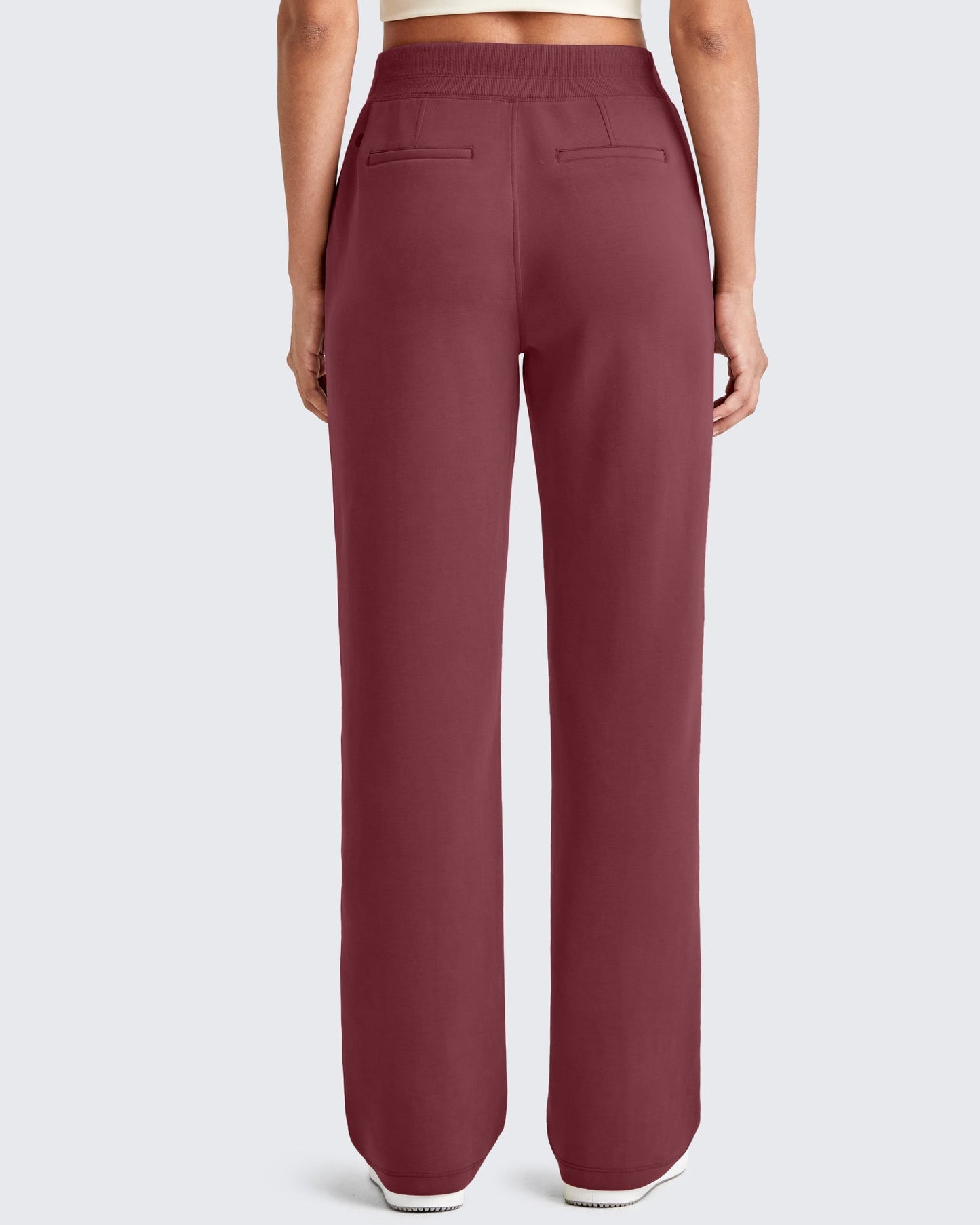 Smoofit Wide Leg Elastic Drawstring Sweatpants