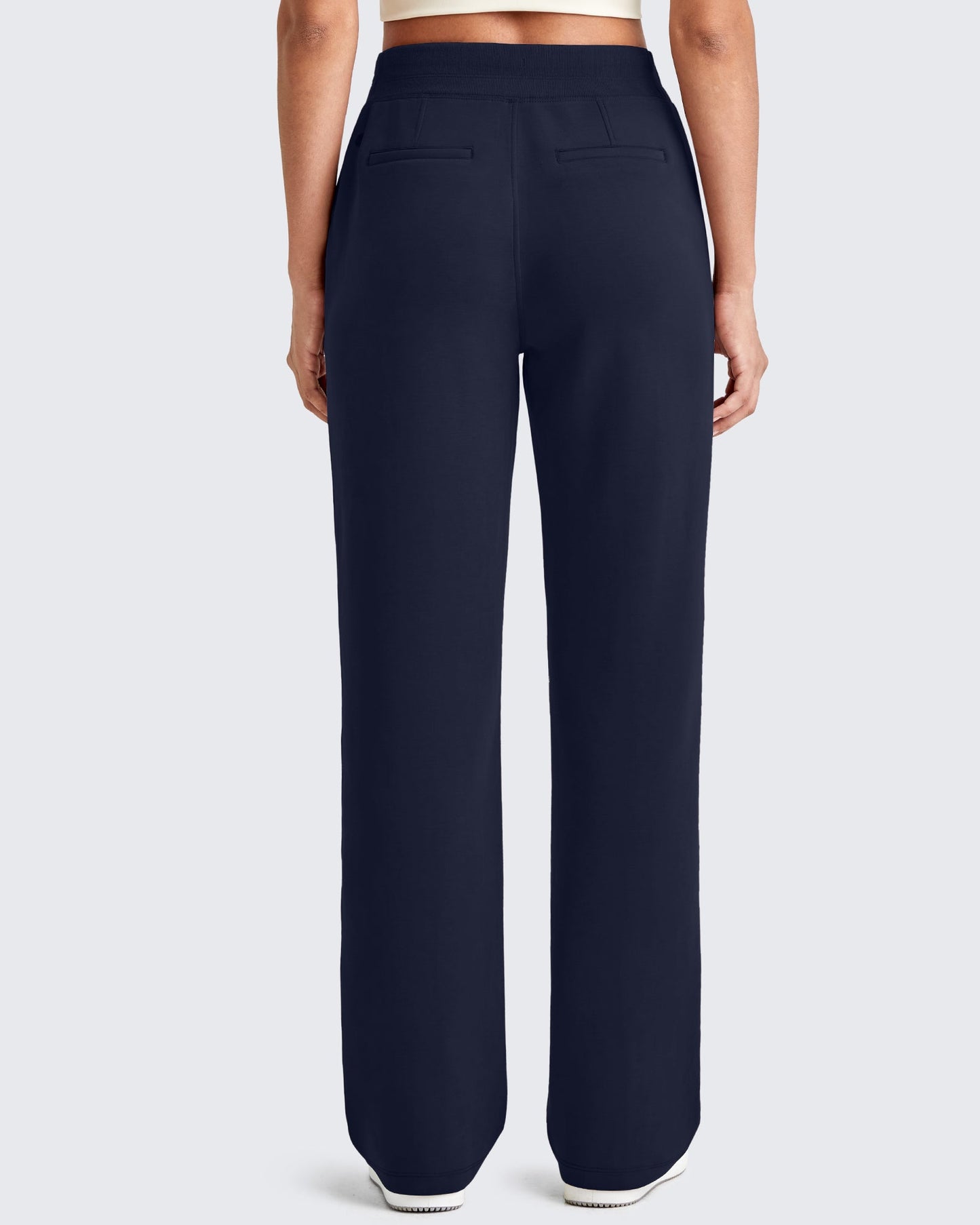Smoofit Wide Leg Elastic Drawstring Sweatpants