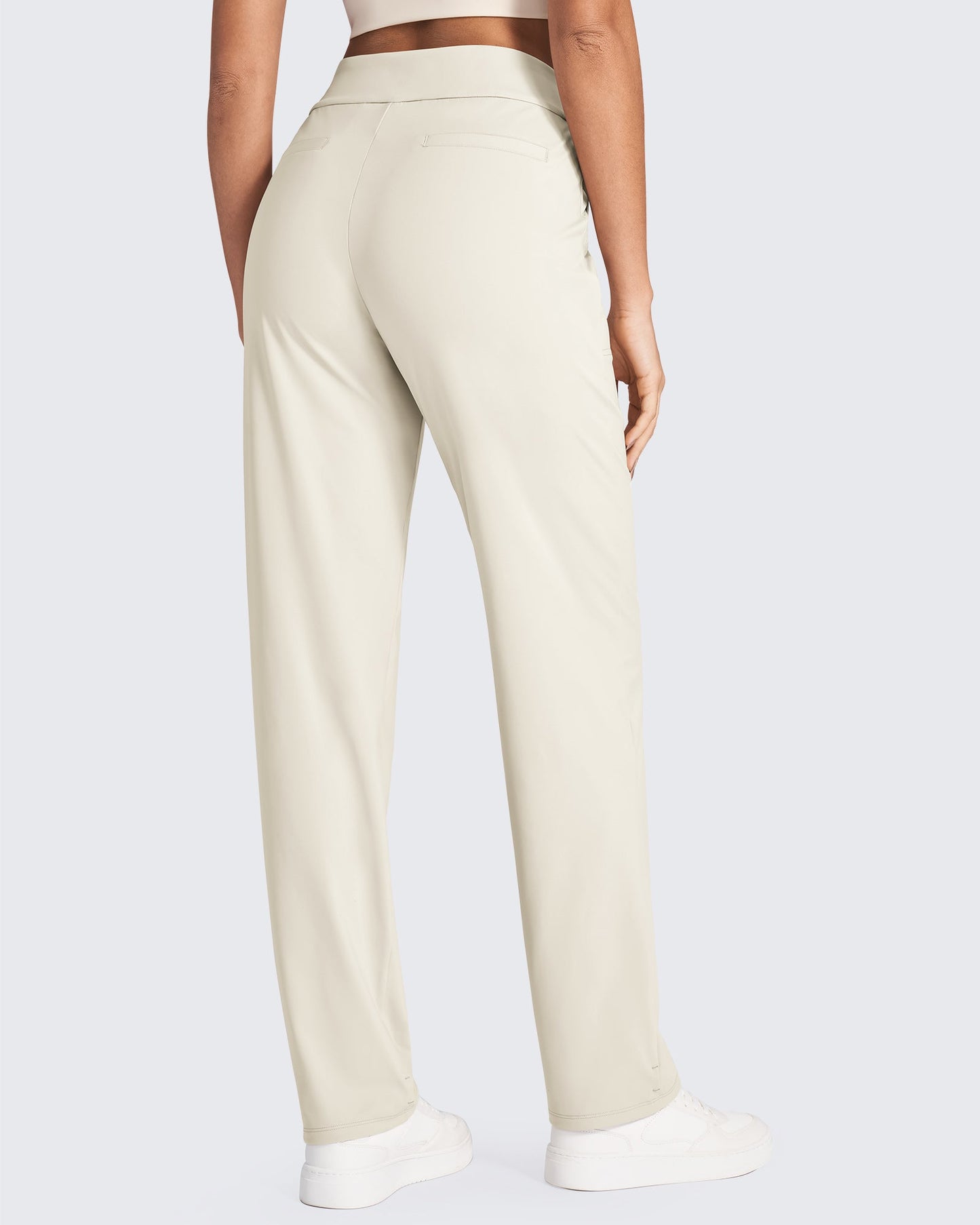 Bizcasual High-Waist Straight Dress Pants