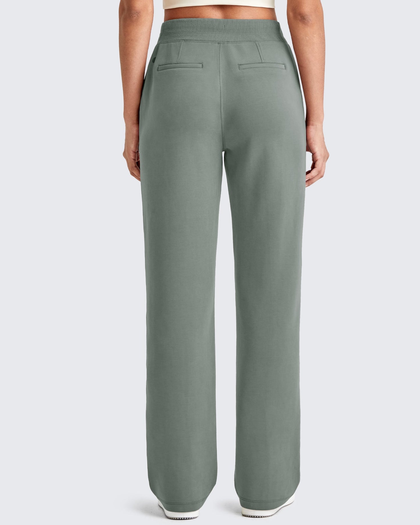 Smoofit Wide Leg Elastic Drawstring Sweatpants